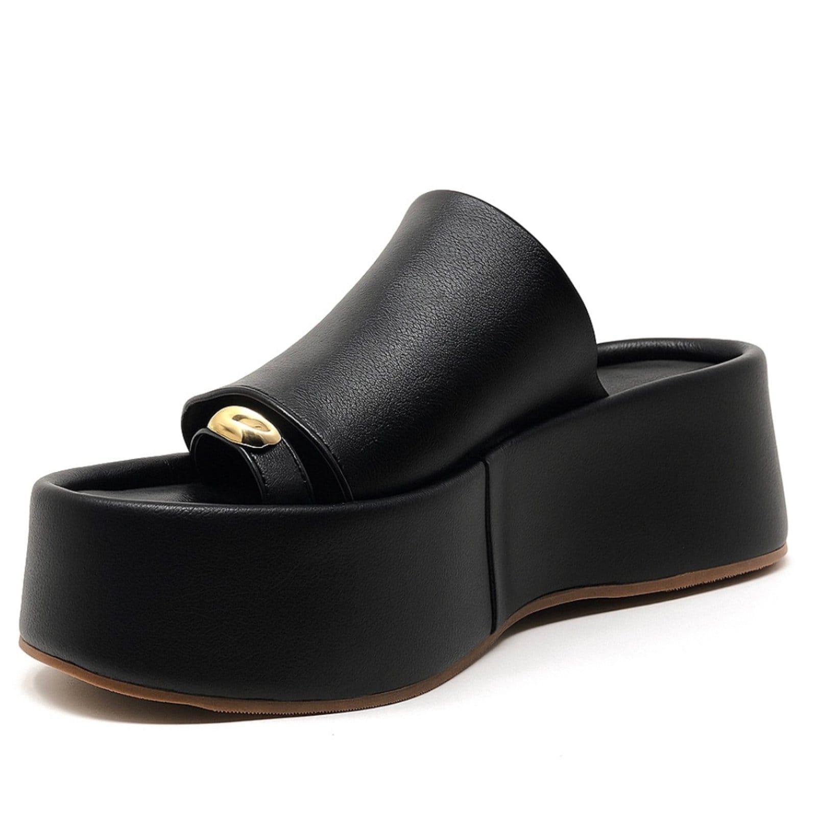 Sandália Tamanco Flat Plataforma Salto Alto 5001 Floter