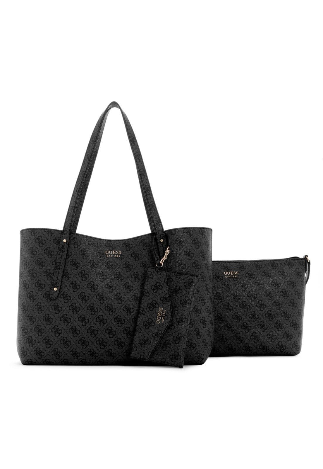 Vista 2 Bolsa Guess Brenton Tote Guess preto