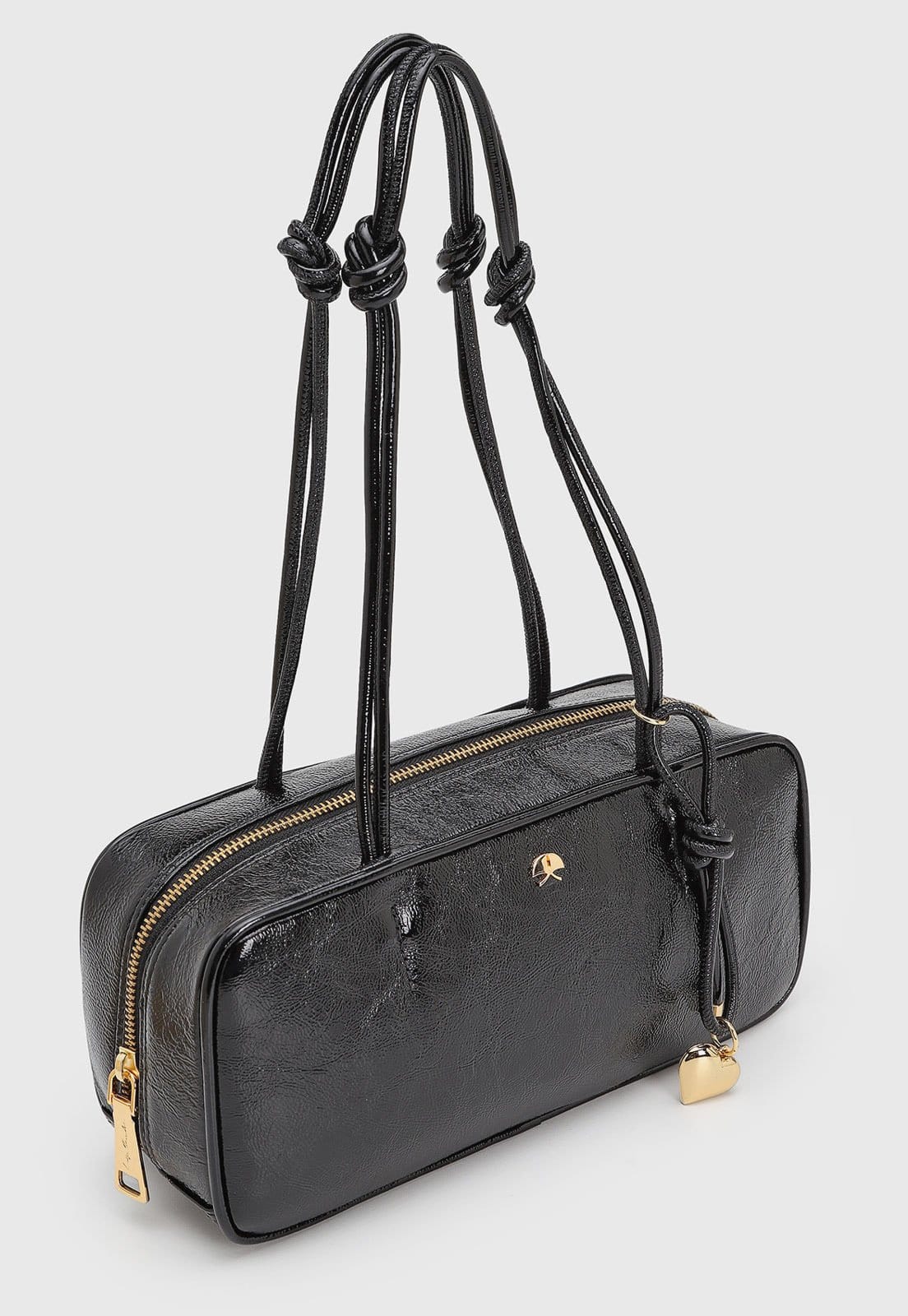 Vista 2 Bolsa Feminina Luiza Barcelos Média Preta Luiza Barcelos preto