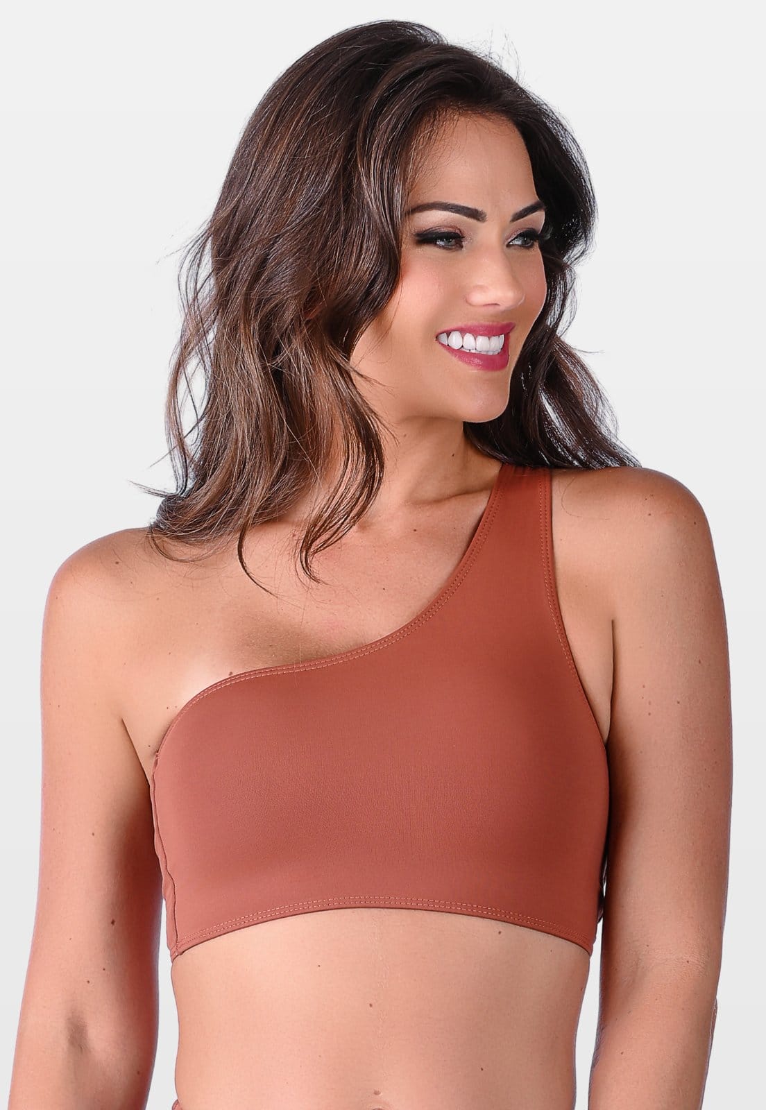 Top Cropped Summer Soul Sem Bojo Um Ombro Só