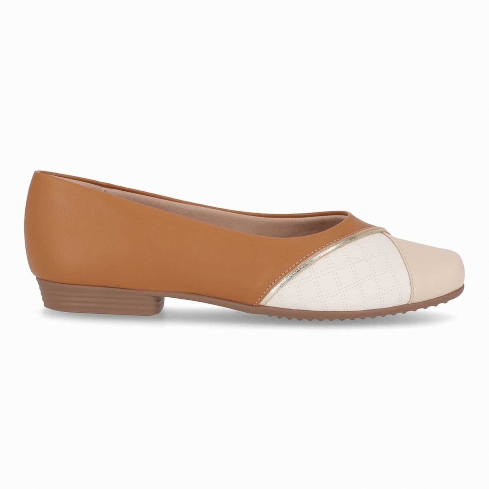 Sapatilha Feminina Piccadilly Salto Baixo Bico Redondo