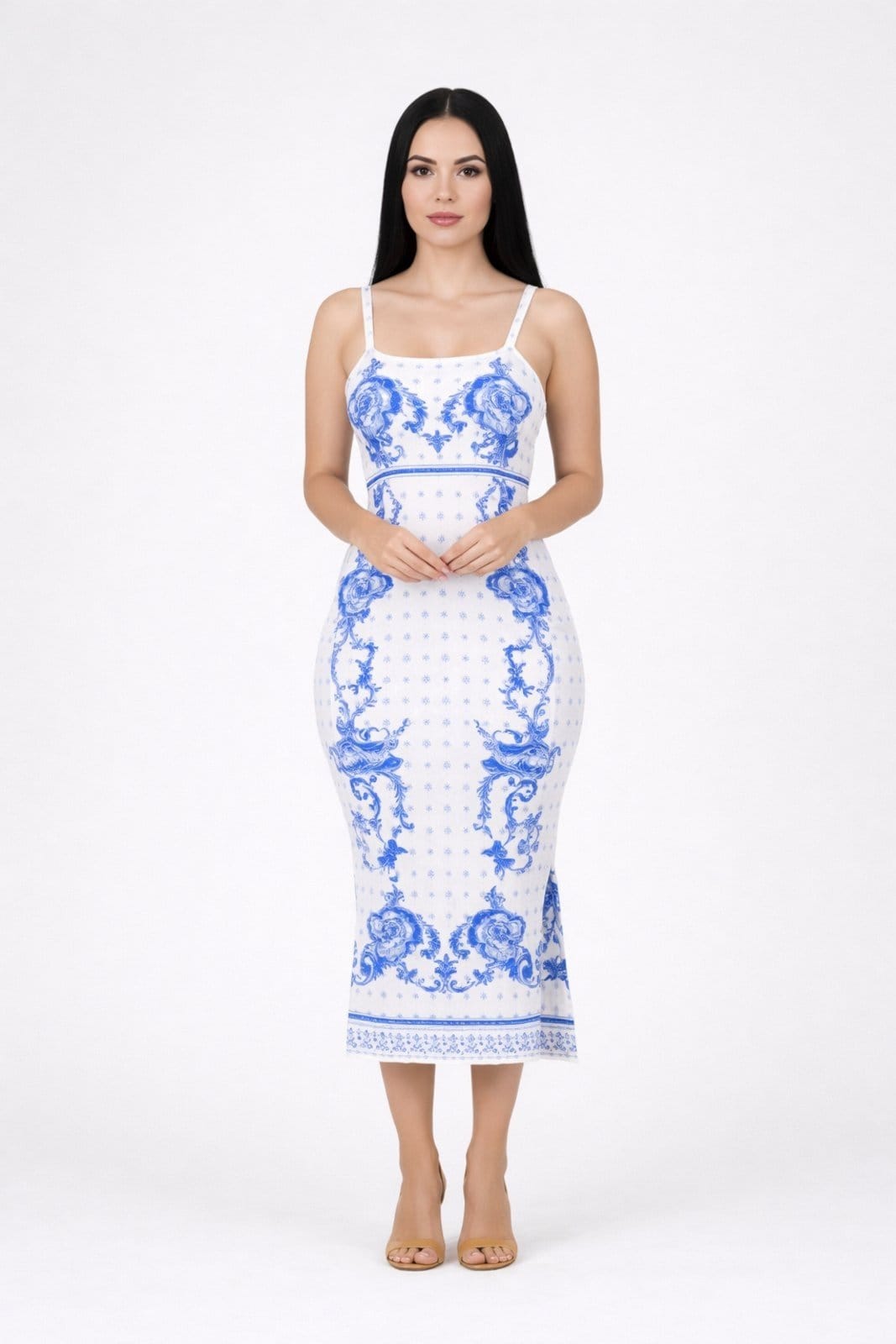 Vista principal Vestido Cropped.D Bell Outlet Fashion Estampa D BELL OUTLET FASHION branco