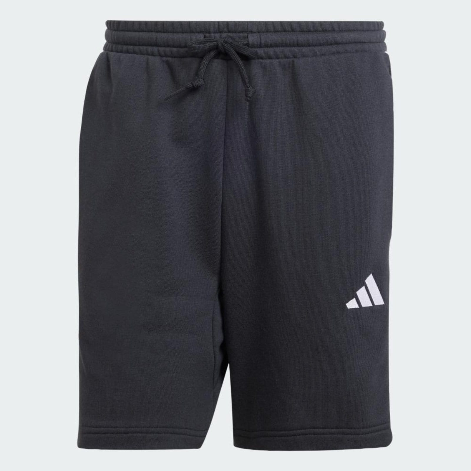 Vista 2 Shorts Moletinho Essentials Três Listras Adidas preto