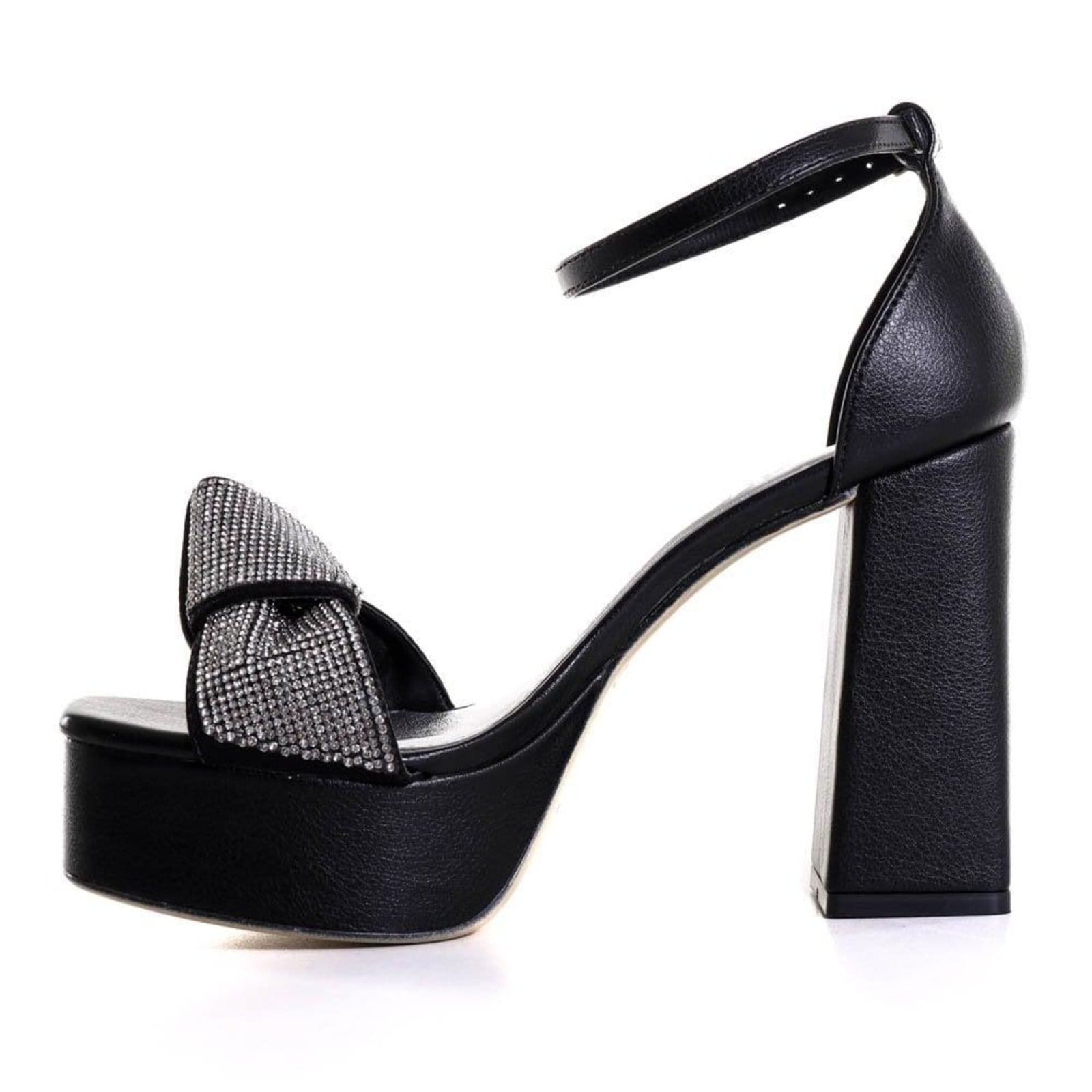 Vista 2 Sandália Feminina Zariff Com Strass Preto 216170978 Zariff incolor