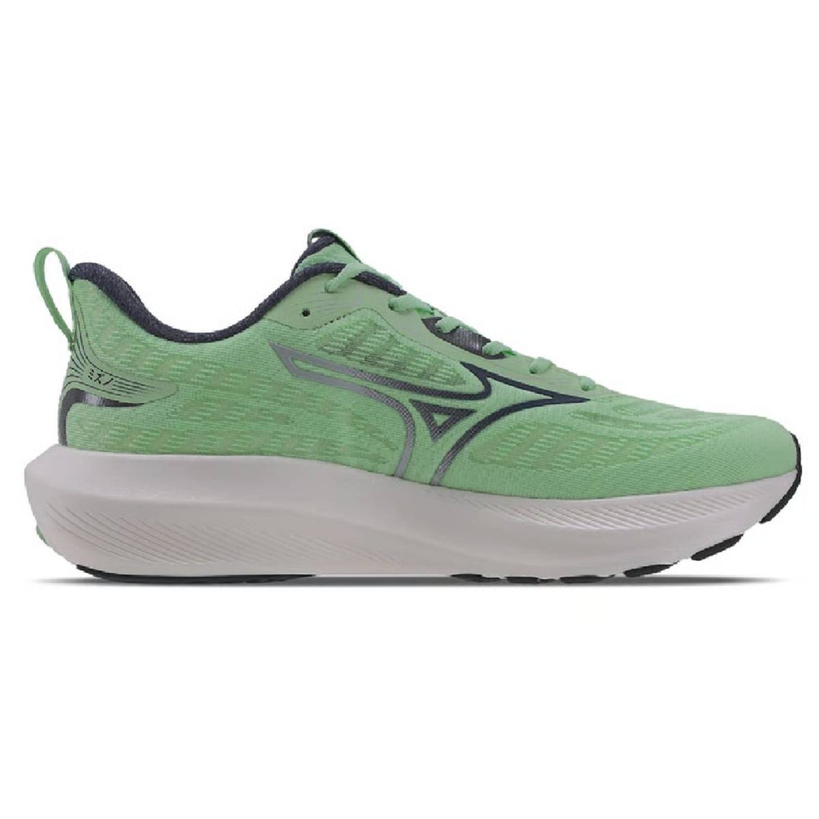 Vista 2 Tênis Mizuno Base Ride - Masculino Claro Mizuno verde