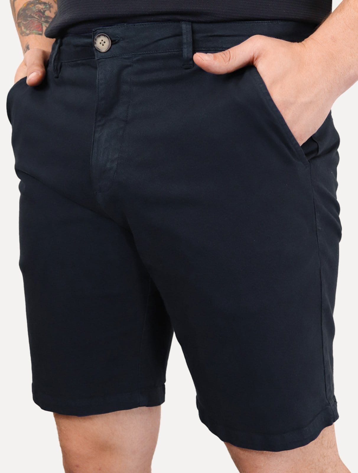 Vista principal Bermuda Reserva Masculina Casual Copper Azul Marinho Reserva azul marinho copper