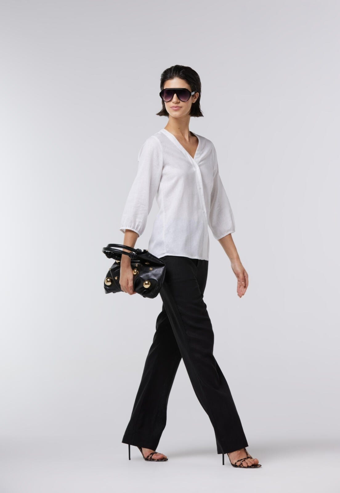 Calça Linho Traymon Cintura Alta