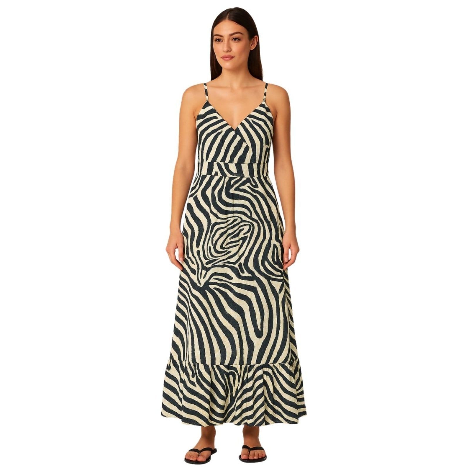 Vestido Indiano FMF Solto Estampado