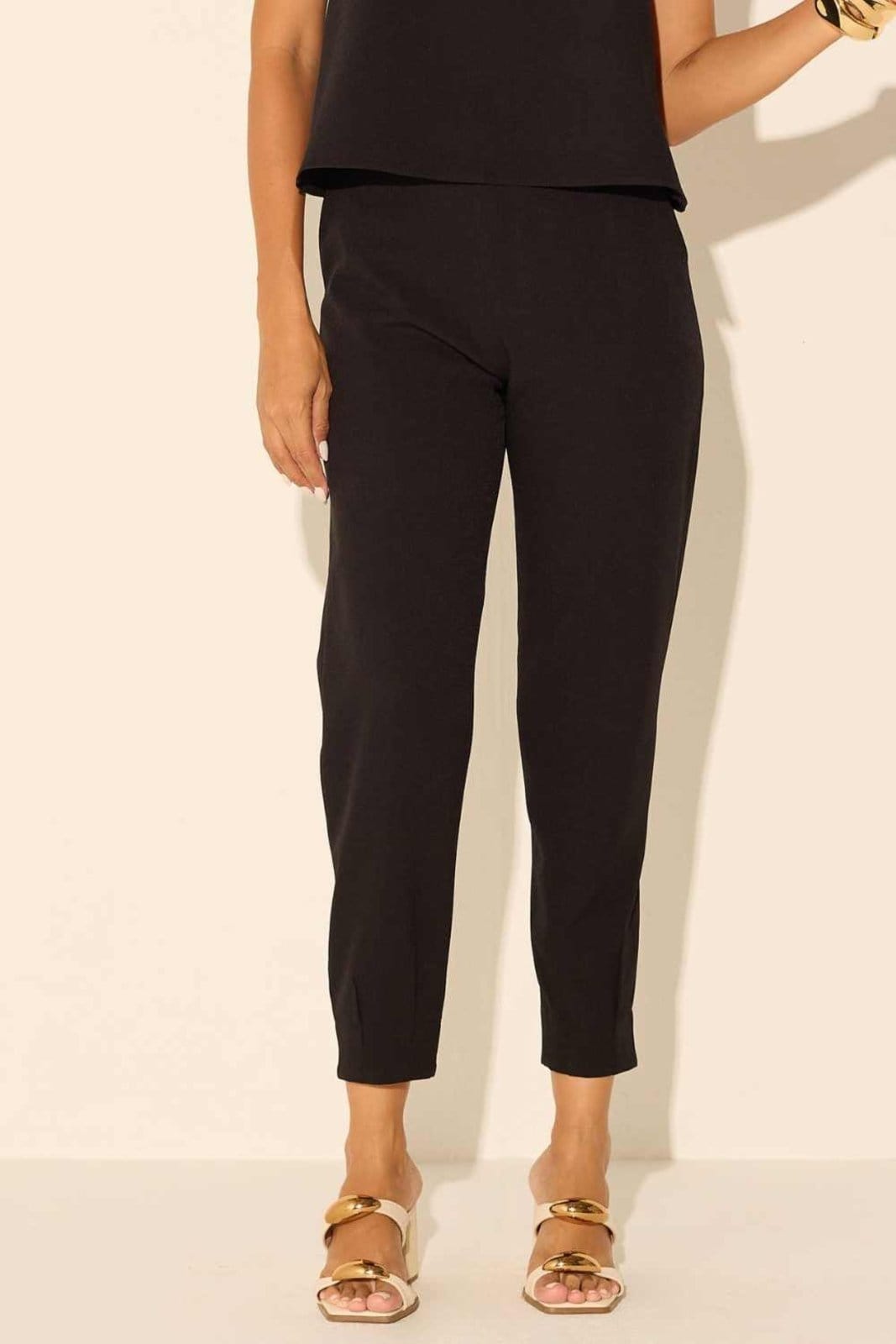 Vista 2 Calça Vanibele Alfaiataria Preta Vanibele preto