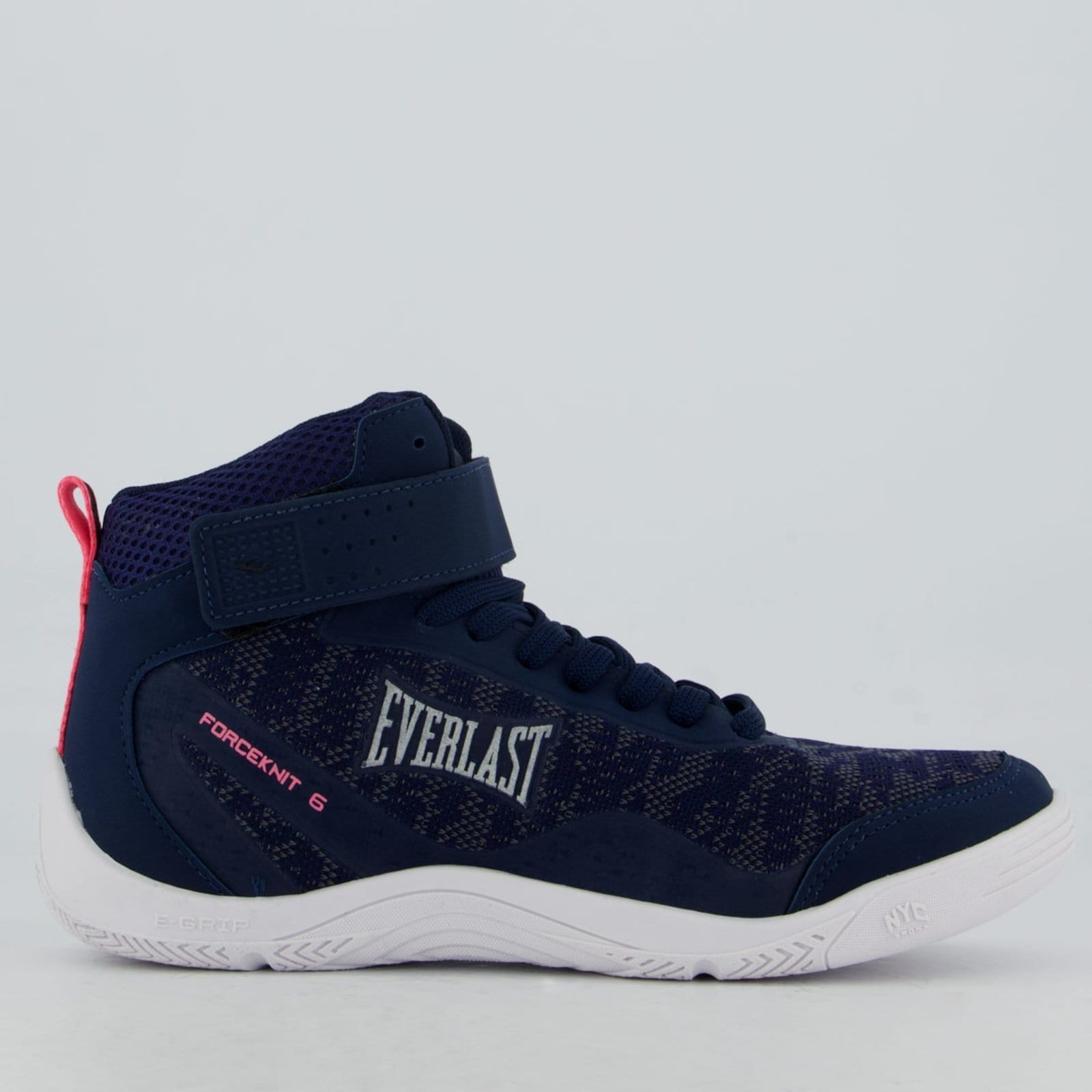 Vista principal Tênis Everlast Forceknit 6 Feminino Marinho e Rosa Everlast azul marinho rosa