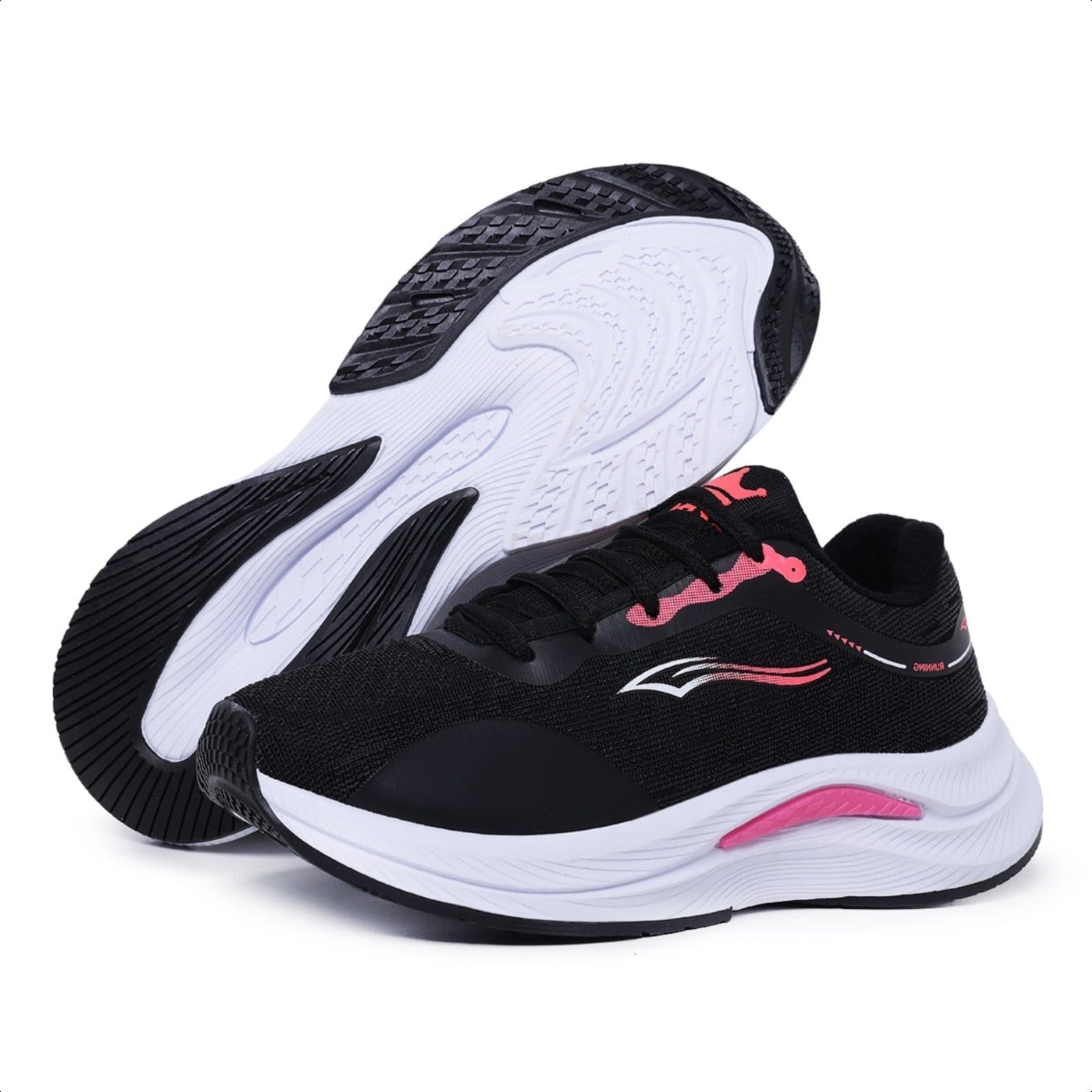 Vista 2 Tênis de Academia Esportivo Feminino Confortavel Bia Ramos preto