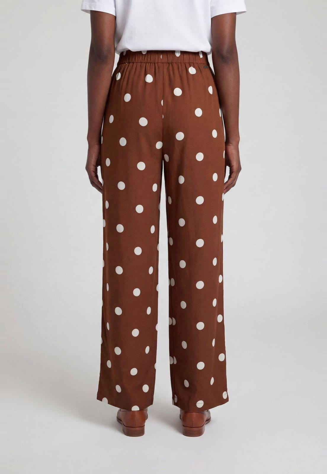 Vista 2 Calça Feminina Colcci Estampada Colcci marrom