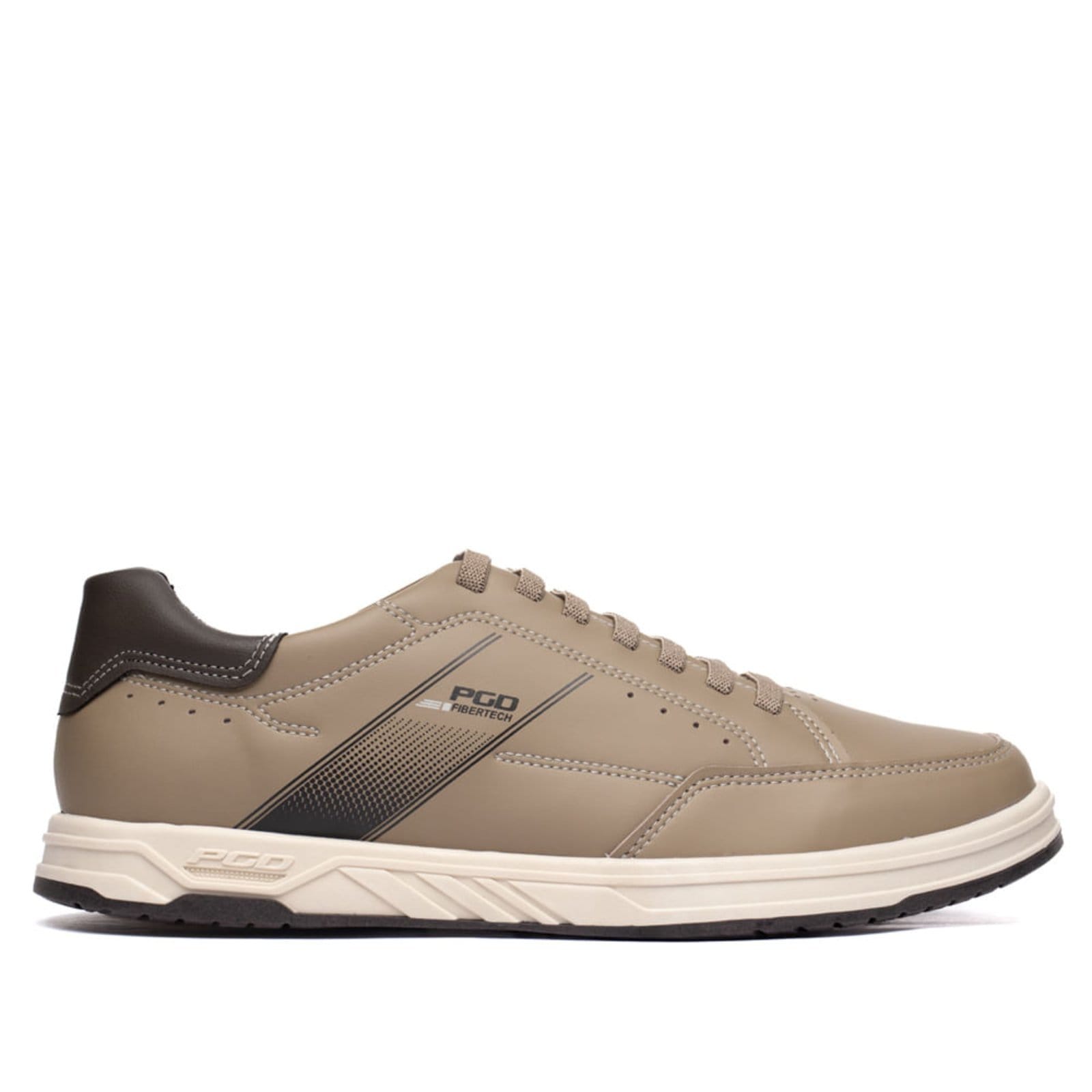 Sapatênis Masculino Pegada Fibertech Escuro/Marrom