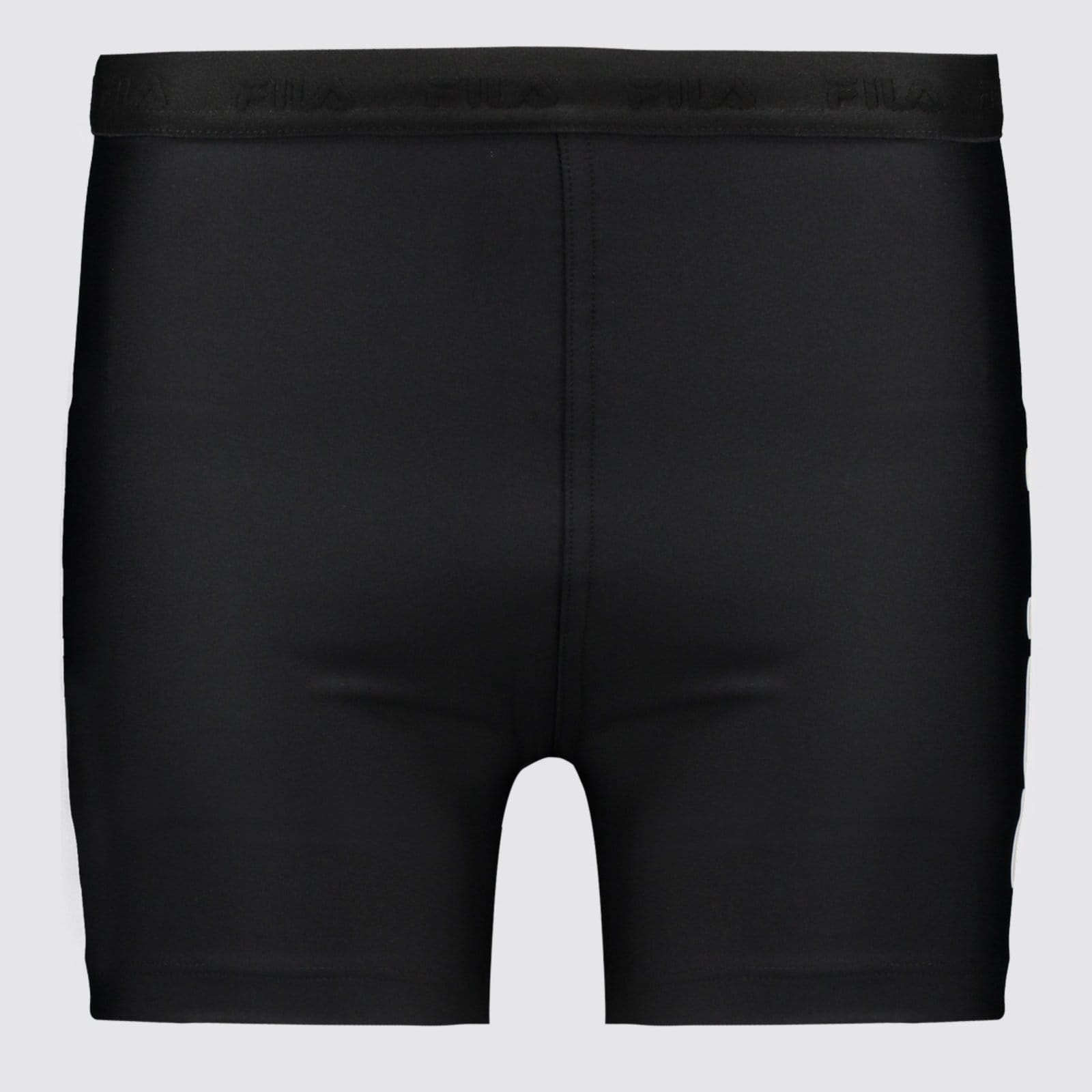 Vista principal Shorts Fila Train Elastic V Feminino e Branco Fila preto