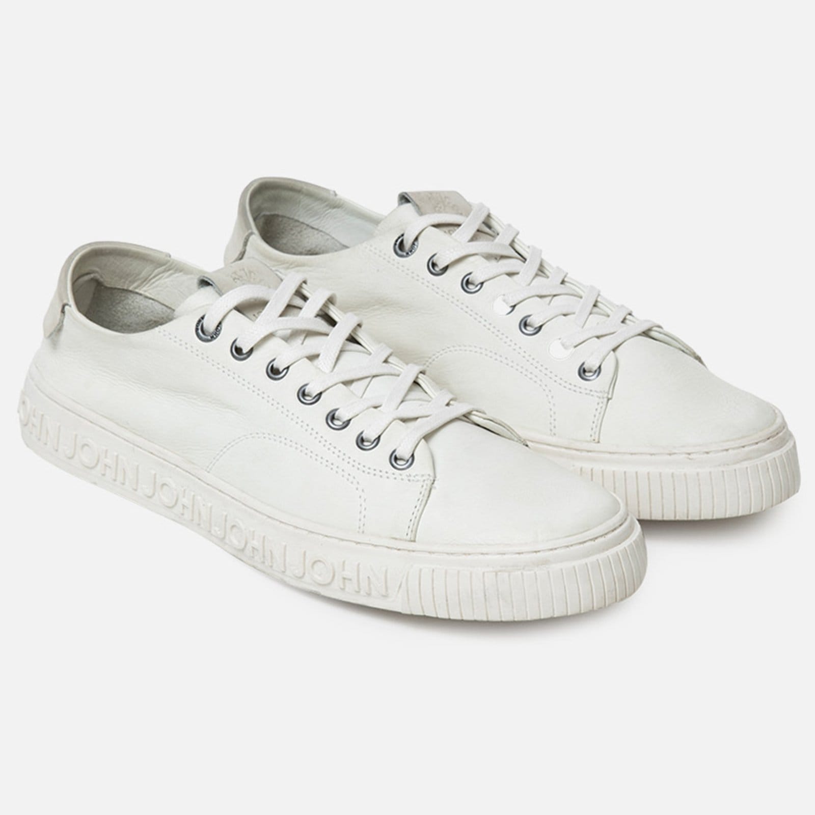 Vista 2 Tênis John John Heaven Soft Leater Pr26 Masculino John John branco