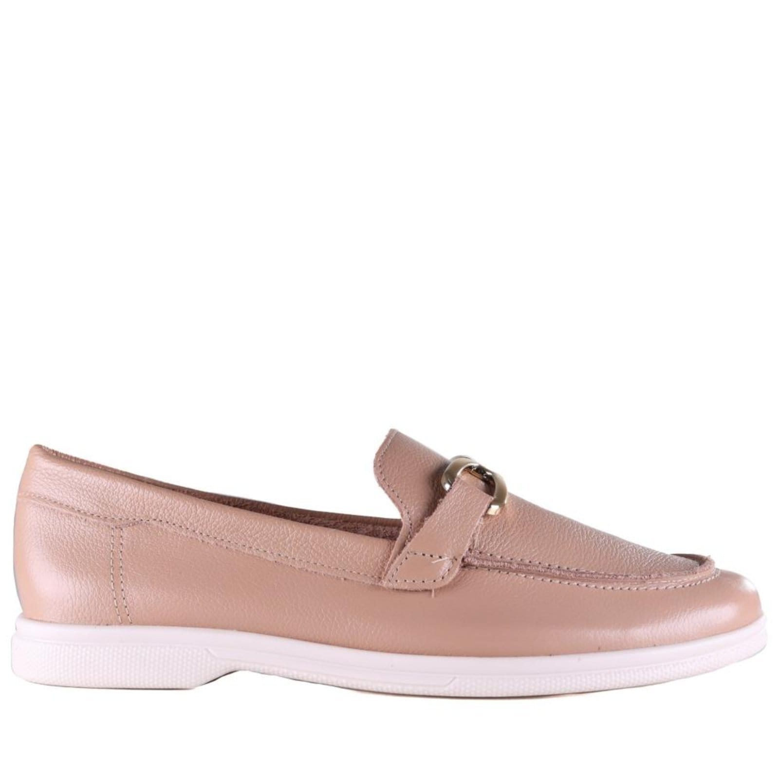 Vista principal Loafer Comfortflex Feminino 25-60303 Caqui Incolor Comfortflex incolor caqui