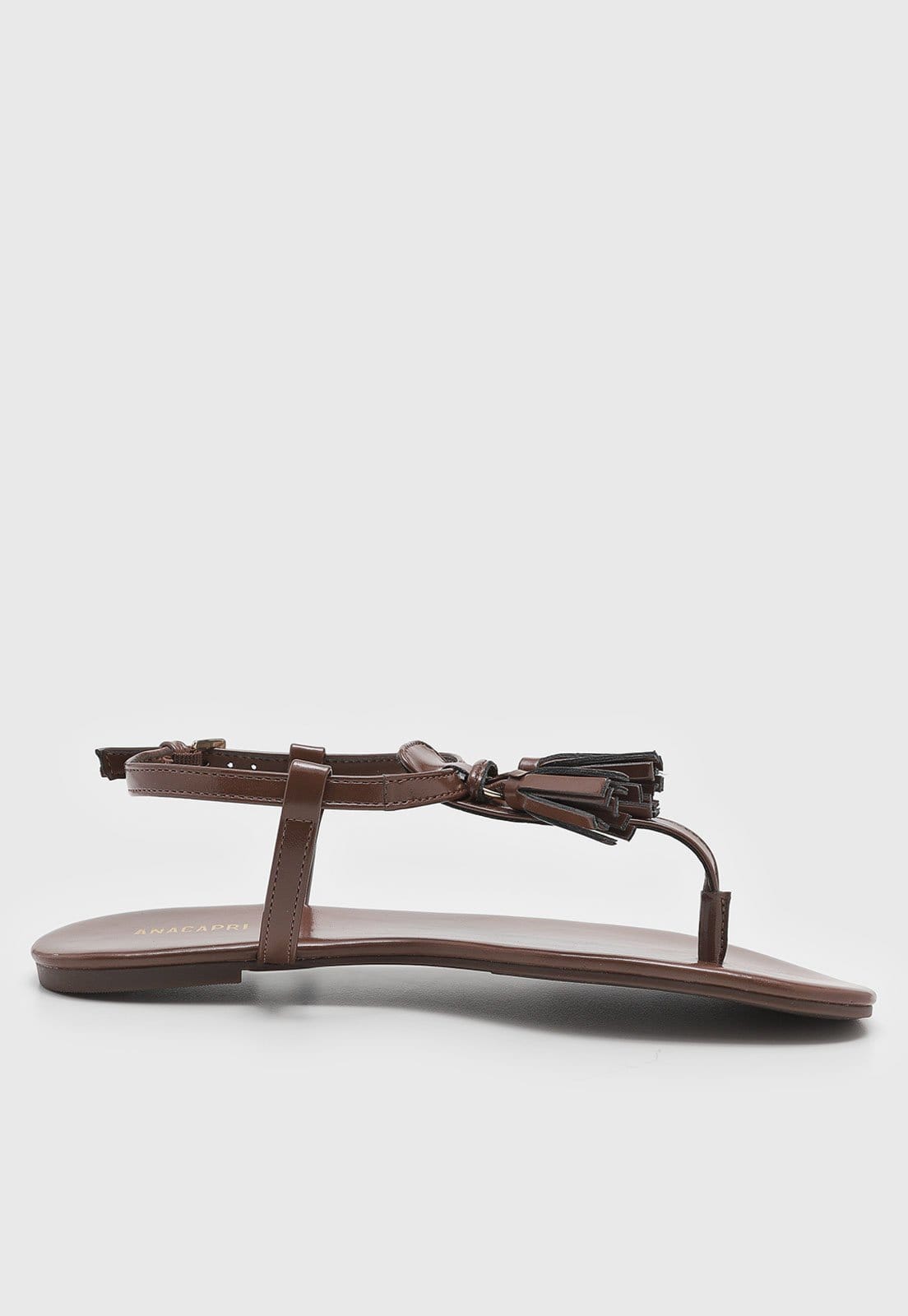 Vista 2 Rasteira Feminina Anacapri Tassel Anacapri marrom