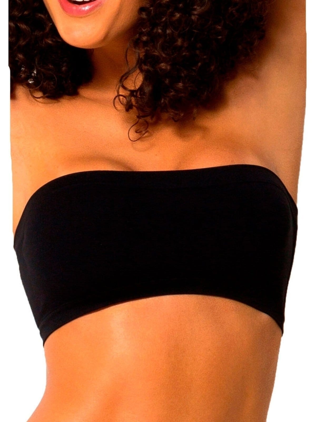 Vista 2 Kit com 5 Top Faixa sem Aro e sem Bojo Trifil 3798 TRIFIL preto