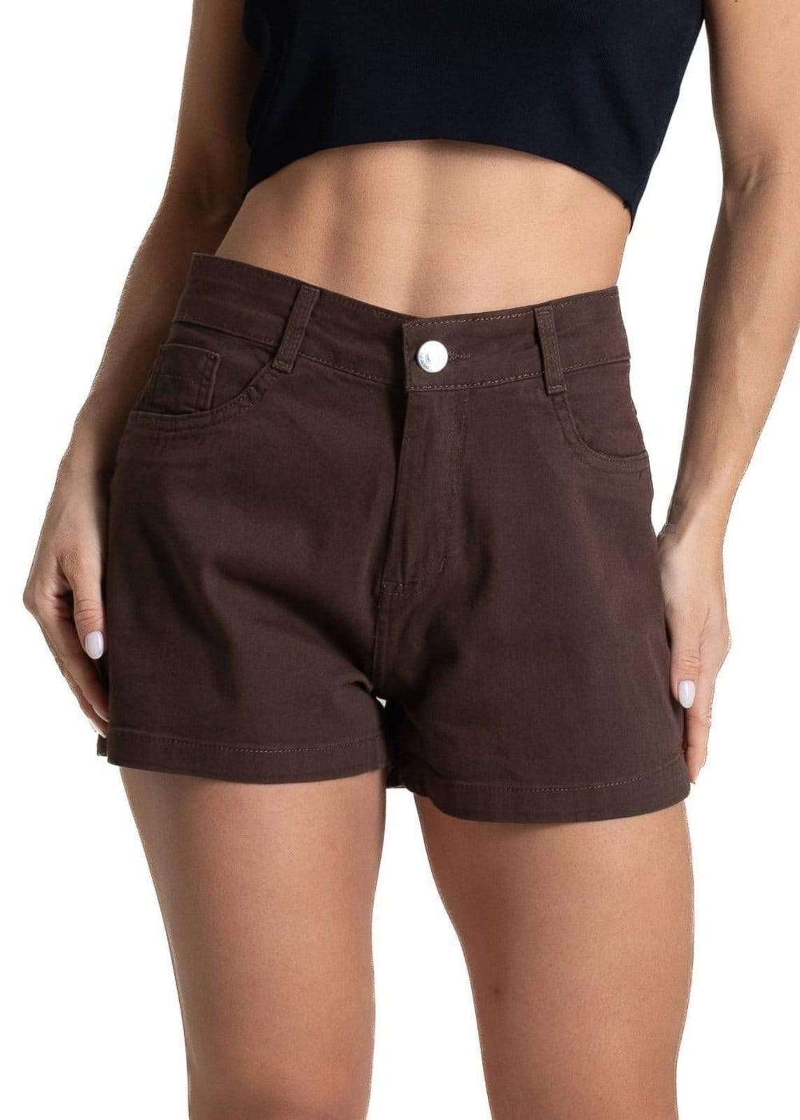 Vista principal Shorts Sarja Sawary - 282004 Sawary marrom