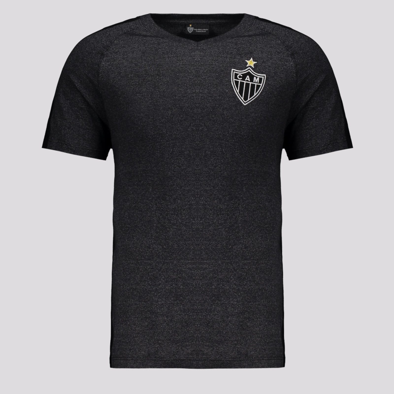 Camiseta Atlético Mineiro Escudo Cinza