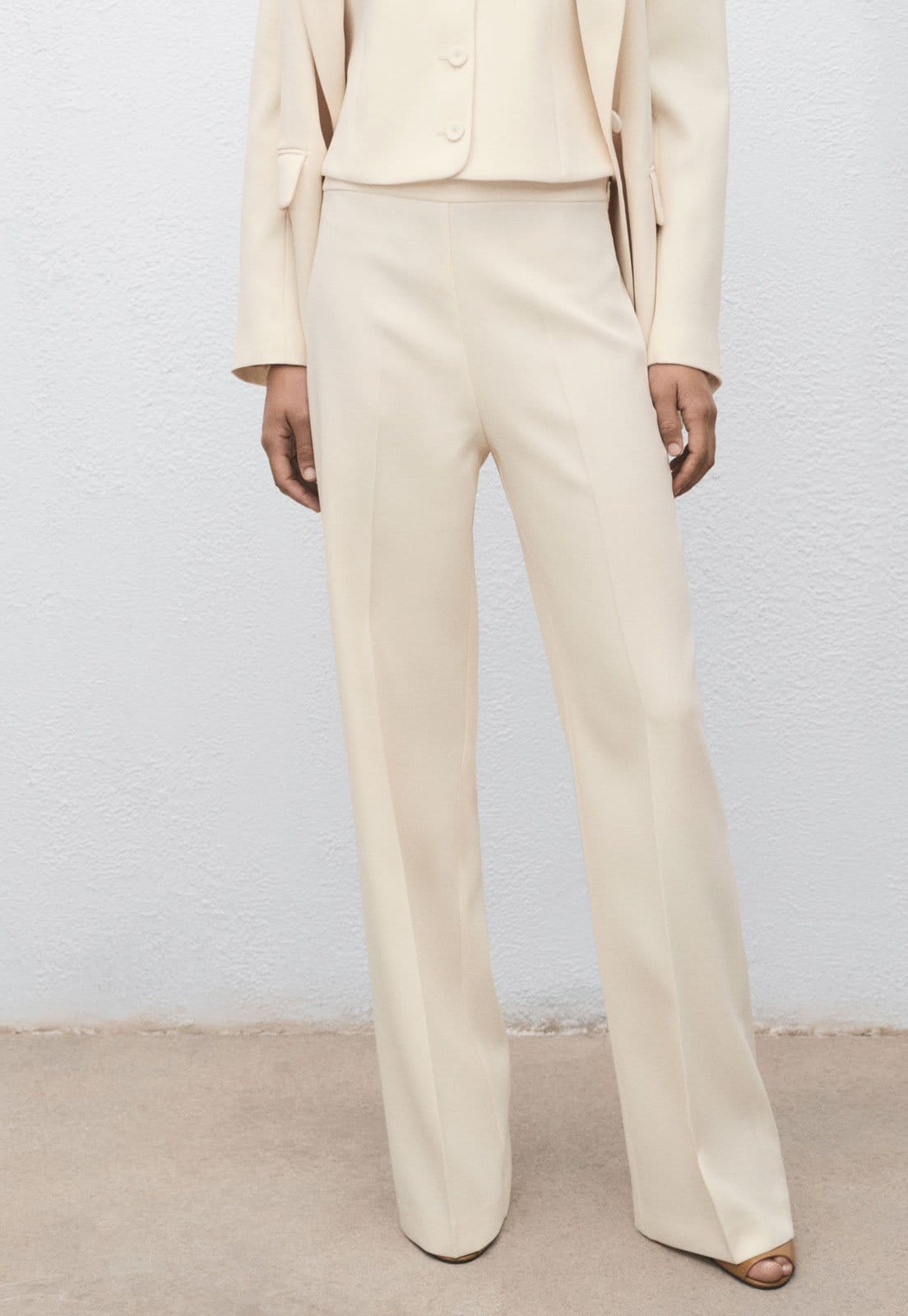 Calça Feminina Mango Alfaiataria Reta