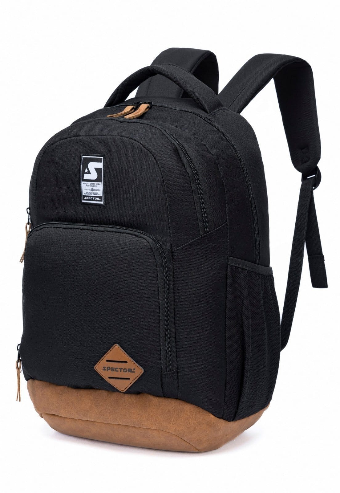 Vista 2 Infantil - Mochila Bolsa Escolar Masculina Trabalho Reforçada Escolar Spector preto