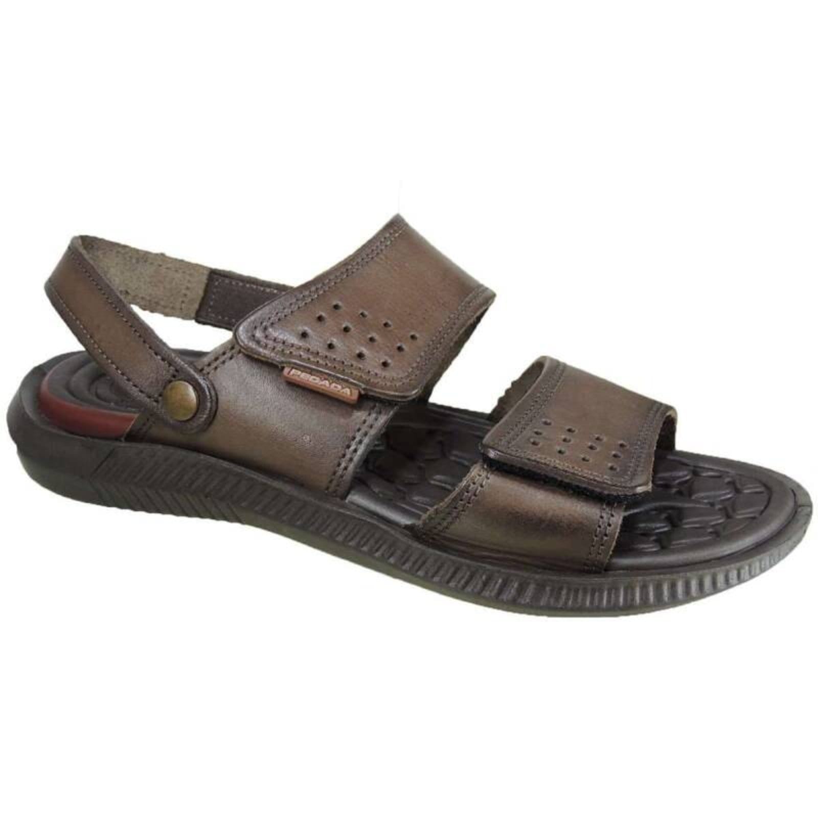 Sandália Pegada em Couro - Masculina