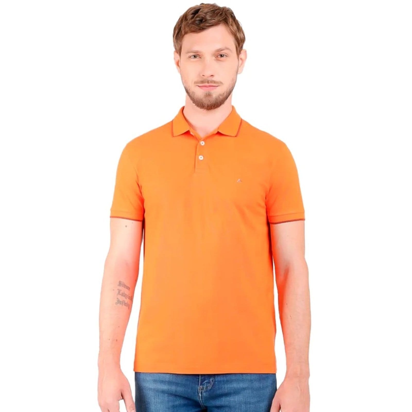 Camisa Polo Aramis Classic In24 Papaya Masculino