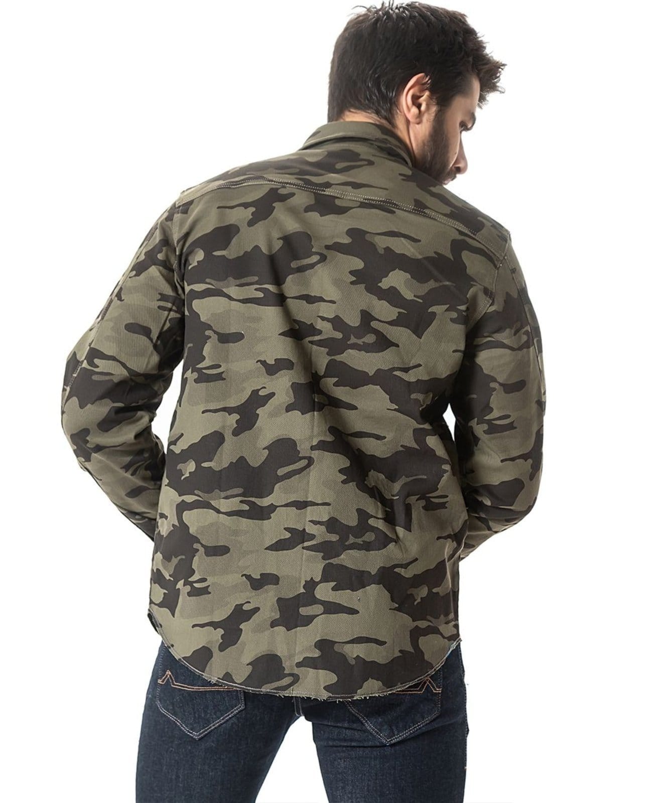 Vista 2 Shacket Masc Camuflada 20543 Unica Consciência unico