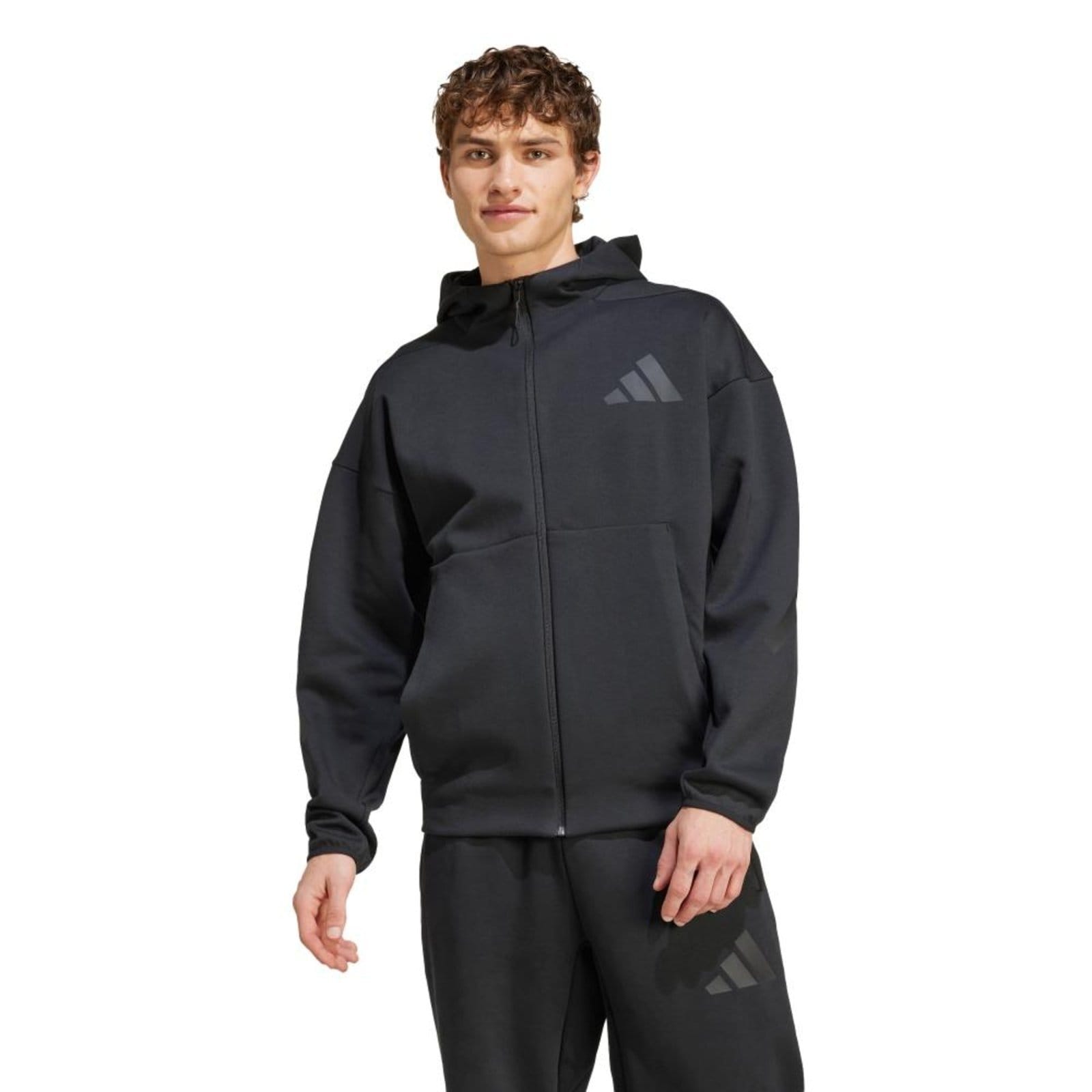 Vista principal Jaqueta Capuz New adidas Z.N.E. Full-Zip adidas Sportswear Adidas azul