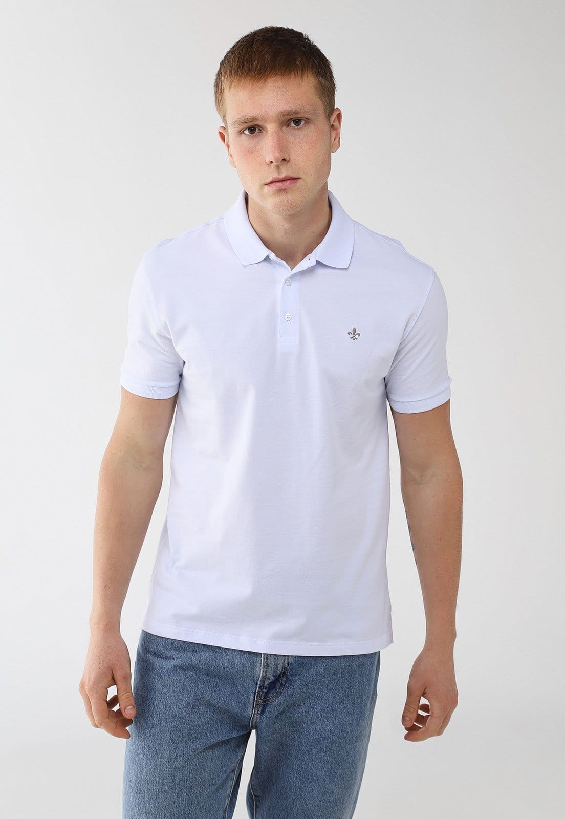Polo Masculina Dudalina Bordado