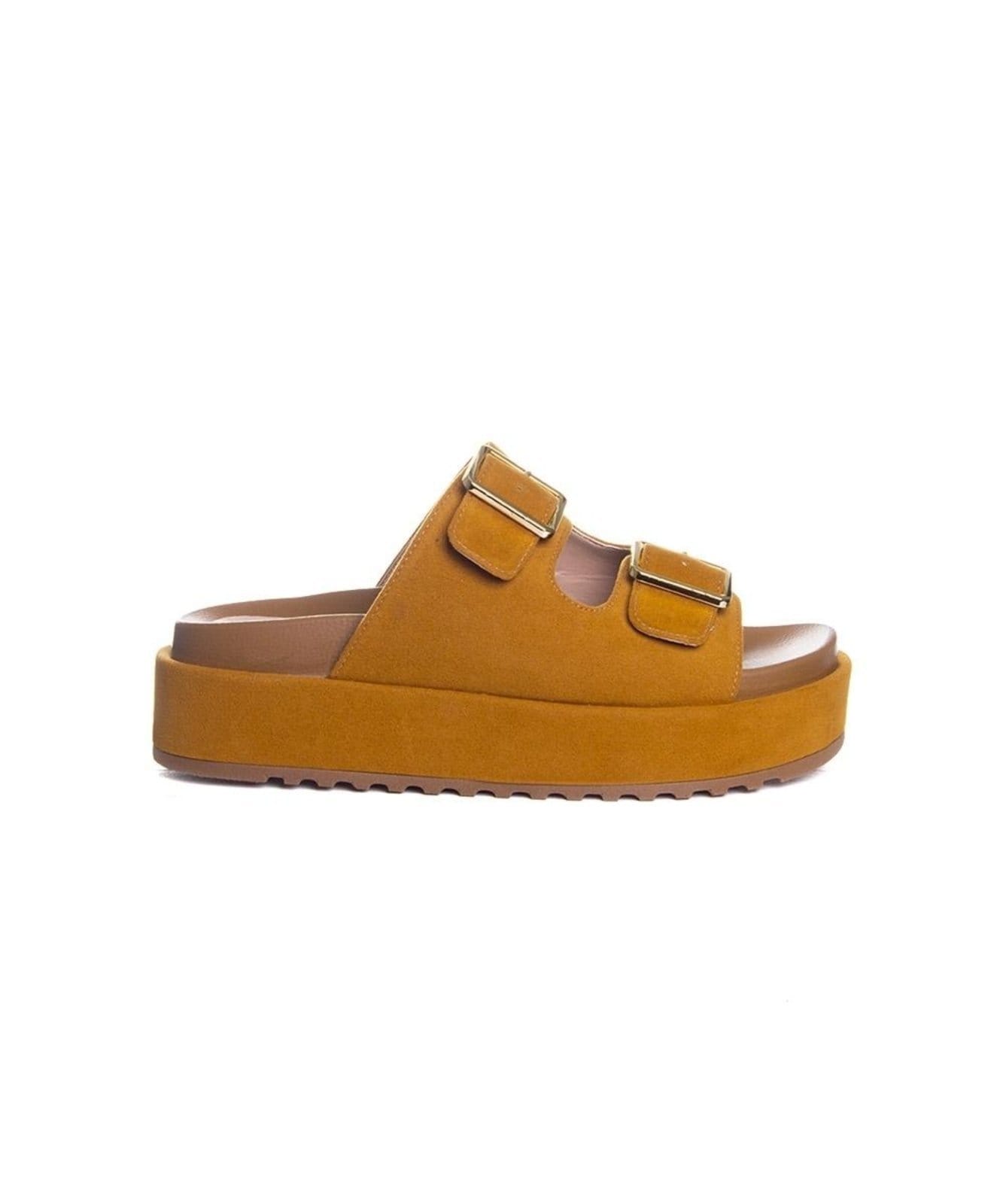 Tamanco Pixolé Tiras Fivela Whisky