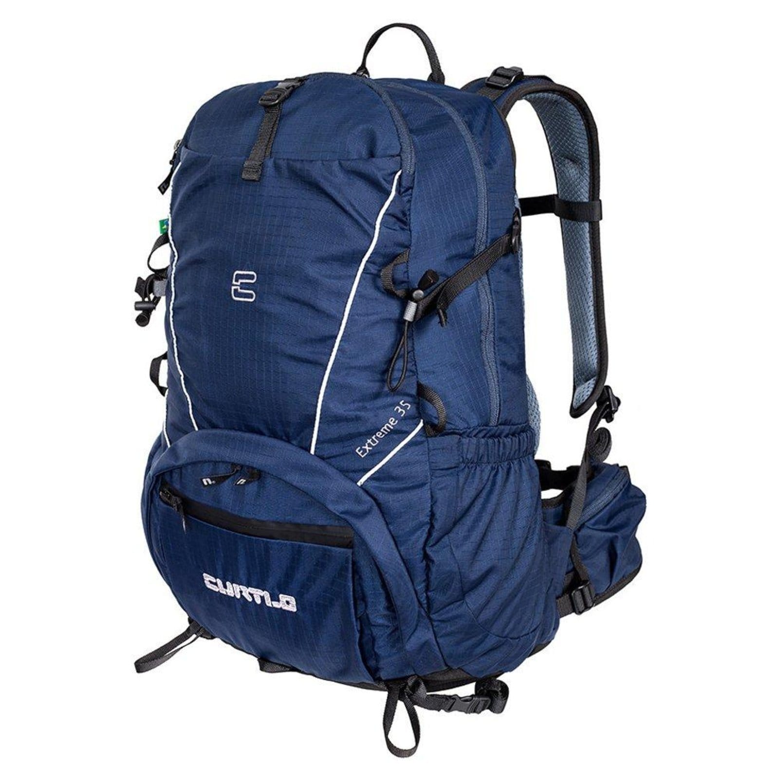 Vista 2 Mochila Curtlo Extreme 35 Litros Azul Marinho Curtlo incolor azul