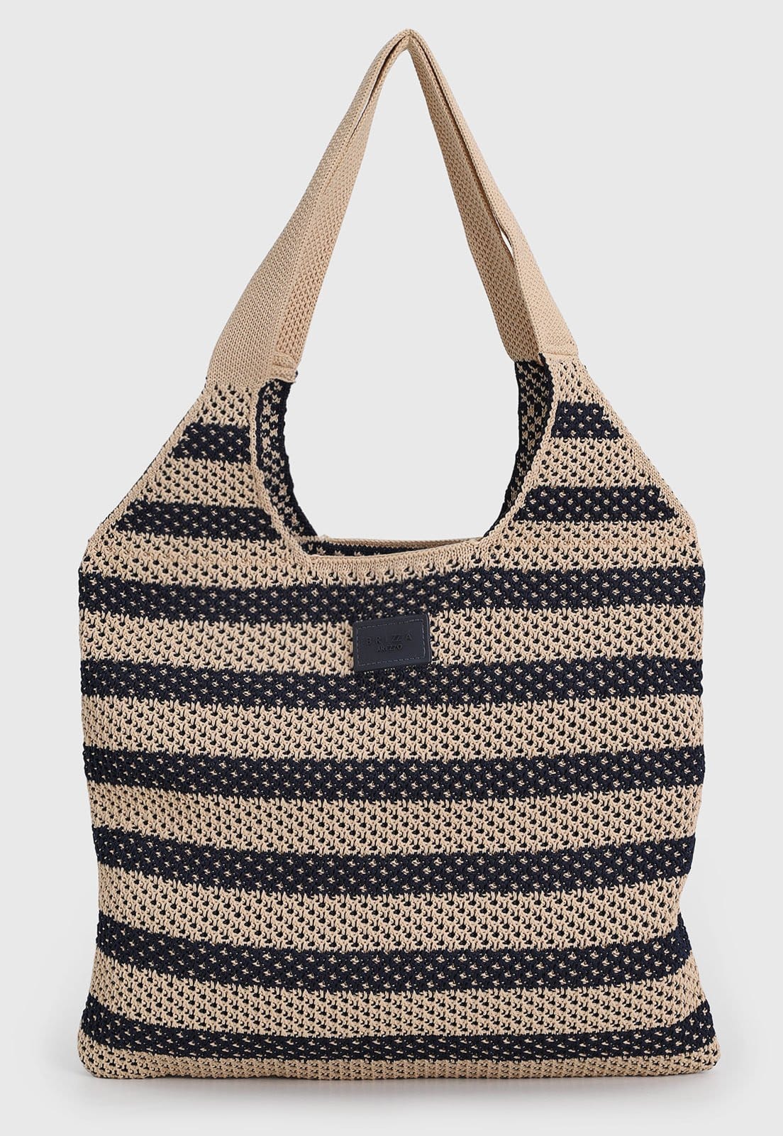 Bolsa Feminina Arezzo Brizza Grande Crochê Listrada