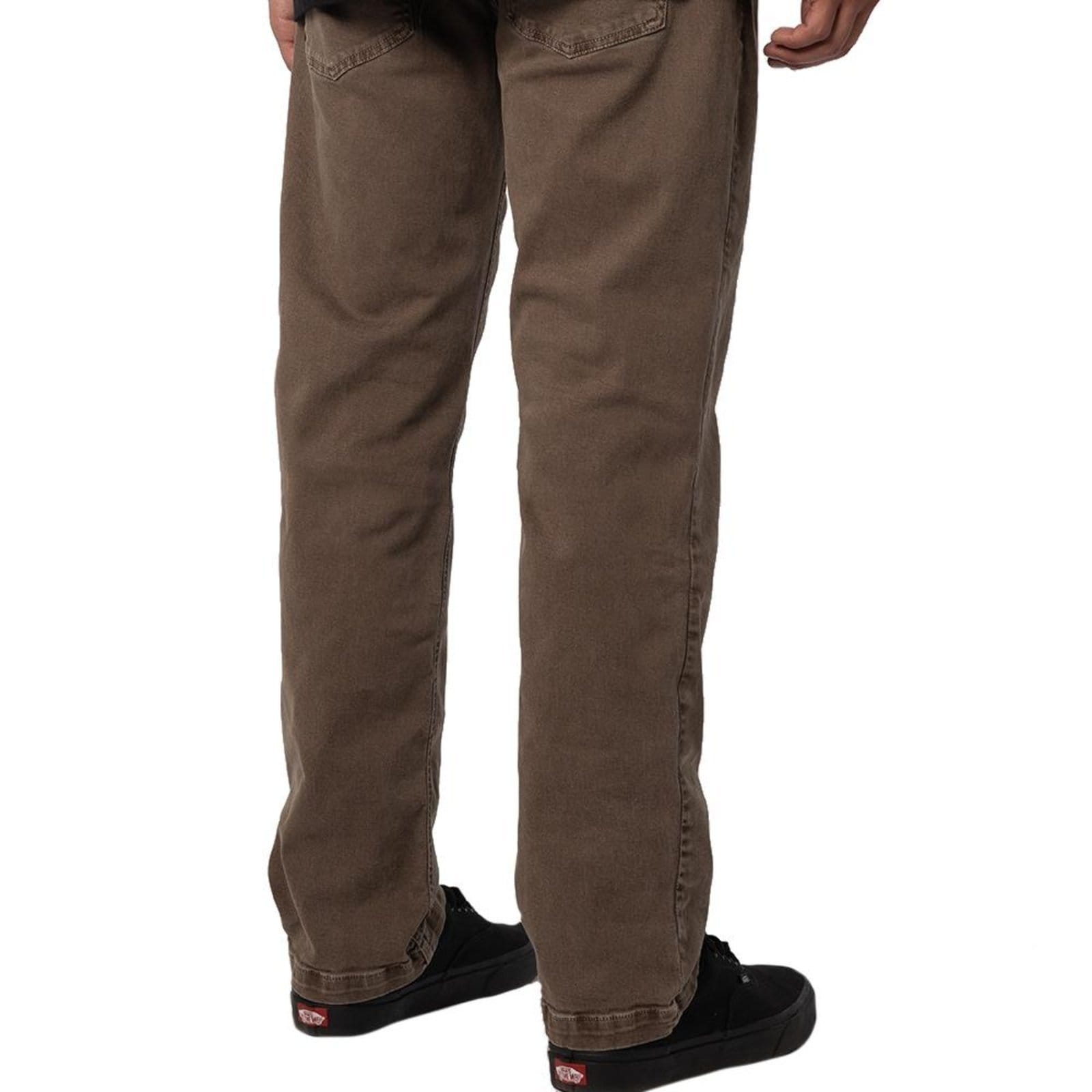 Vista 2 Calça MCD Sarja Slim SM26 Masculina Ruína MCD marrom