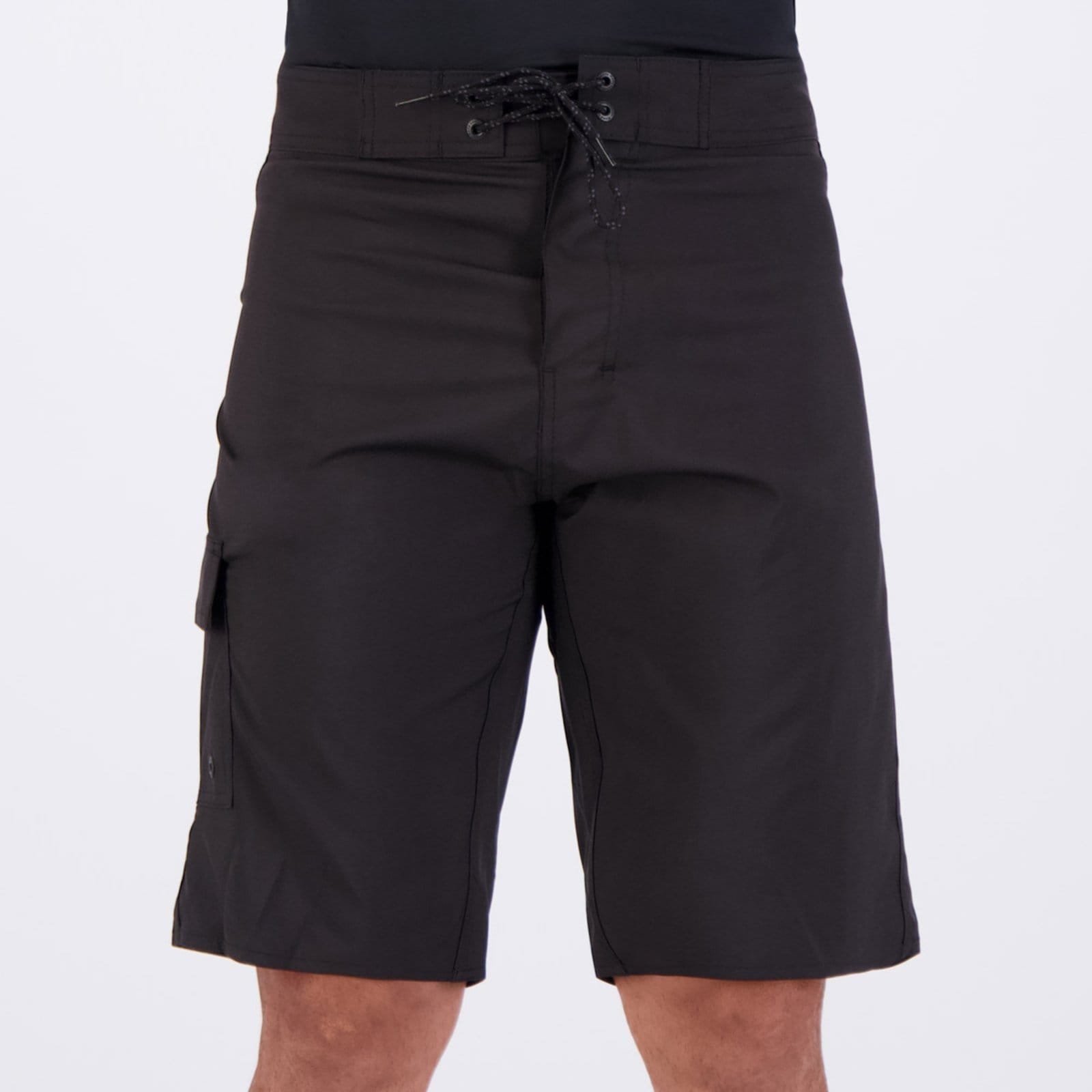 Vista principal Bermuda Hang Loose Secret 21 Preta Hang Loose preto