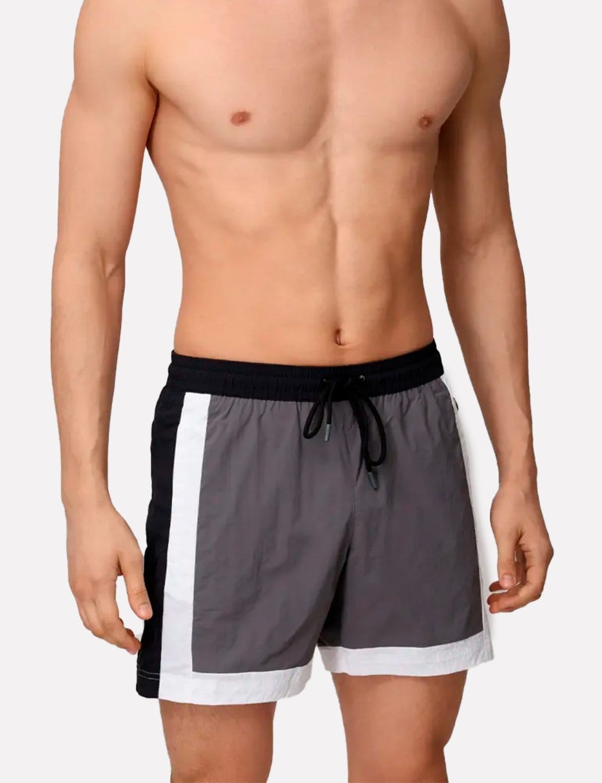 Short Hugo Boss Masculino Regular Remy Branco/Preto