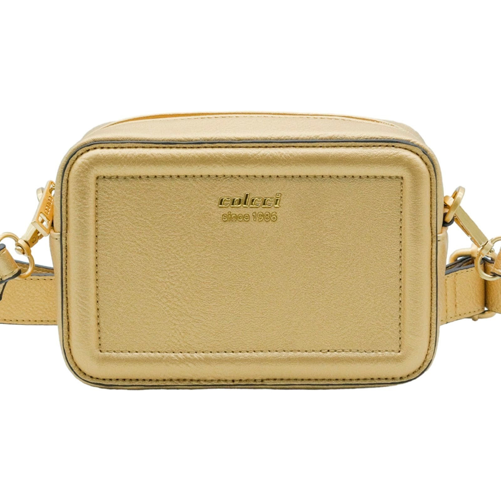 Bolsa Crossbody Colcci Borda Pr25 Ouro Feminino