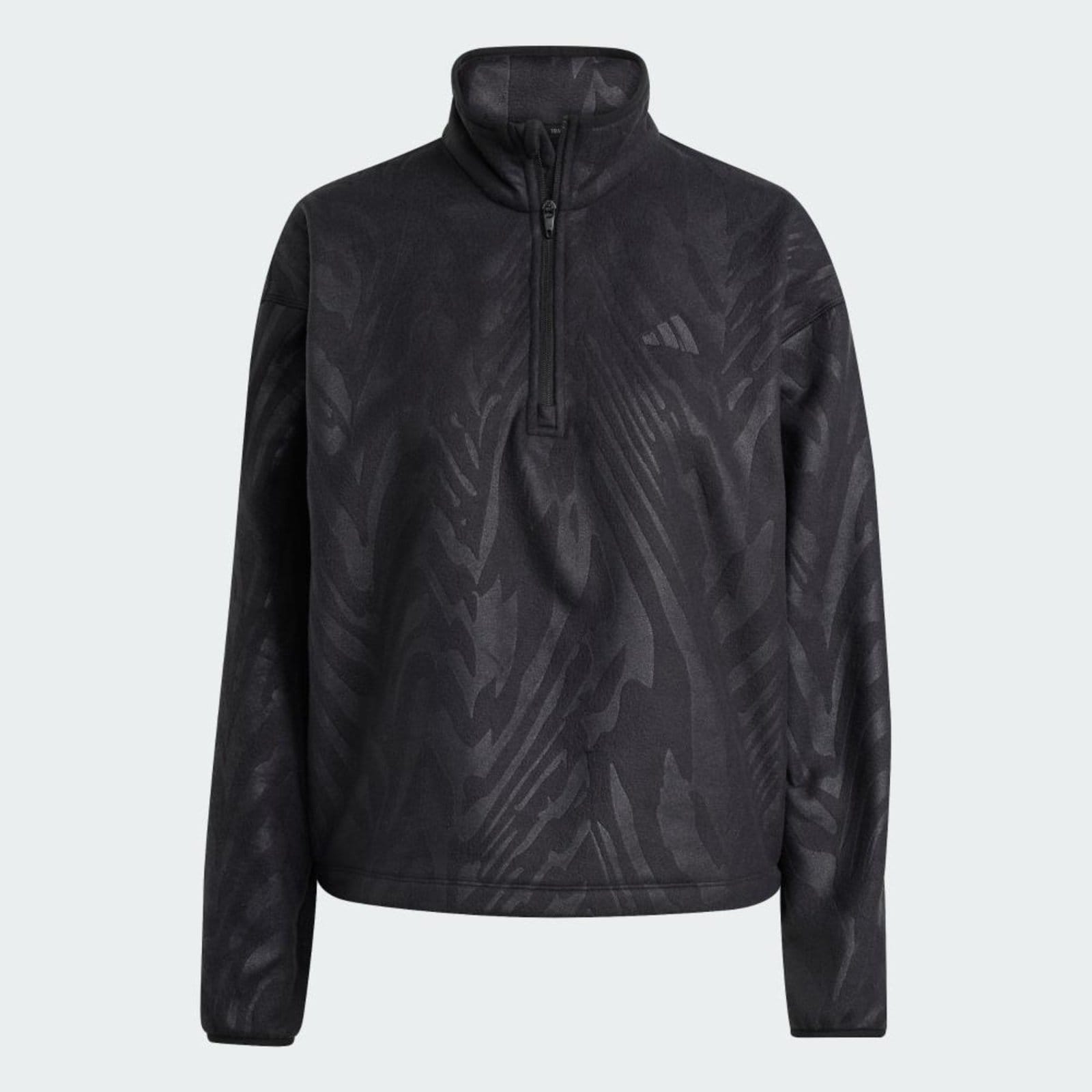 Vista 2 Pulôver de lã polar com estampa total (AOP) adidas Performance Adidas preto