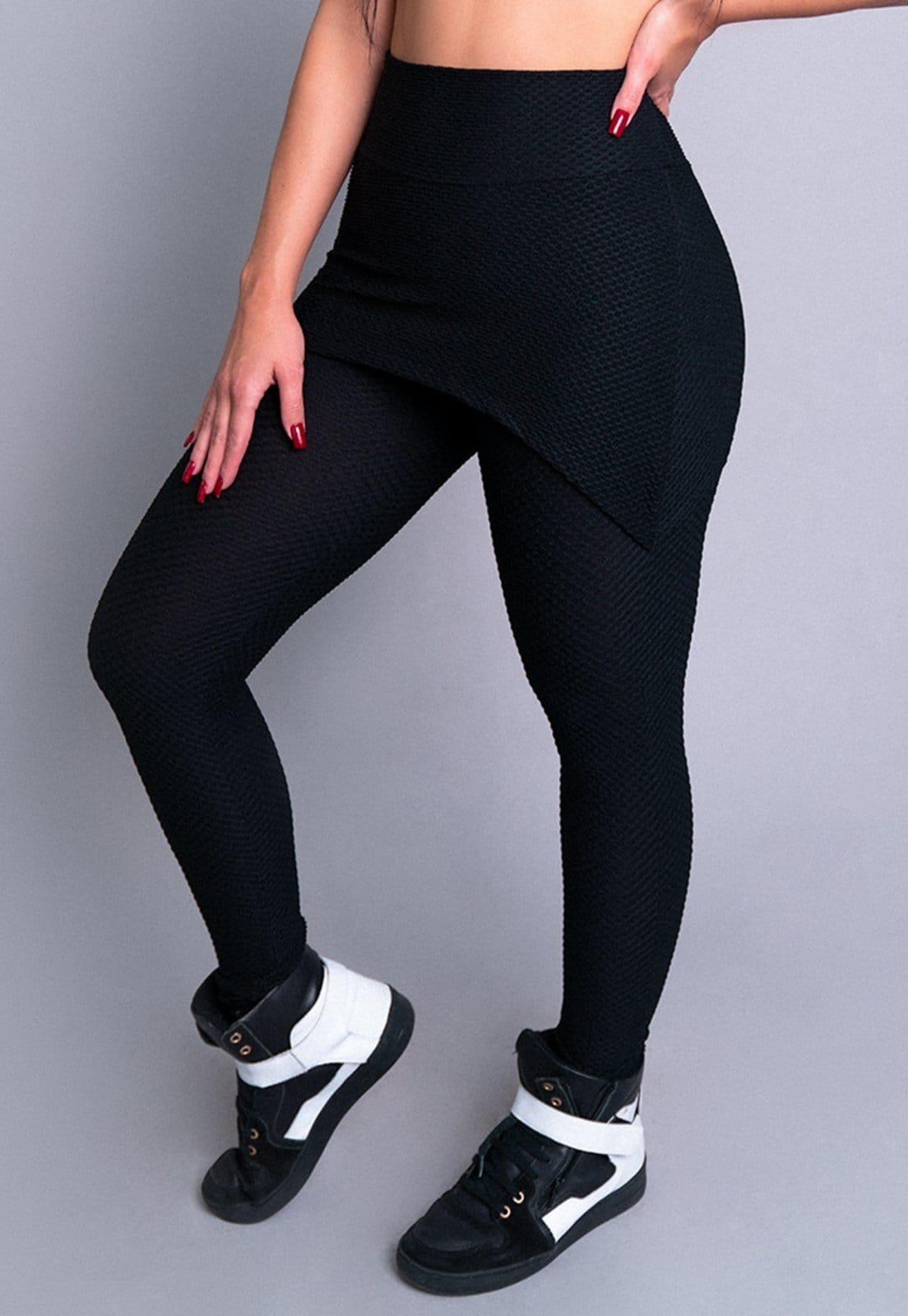 Calça Legging MVB Modas Bolha Saia