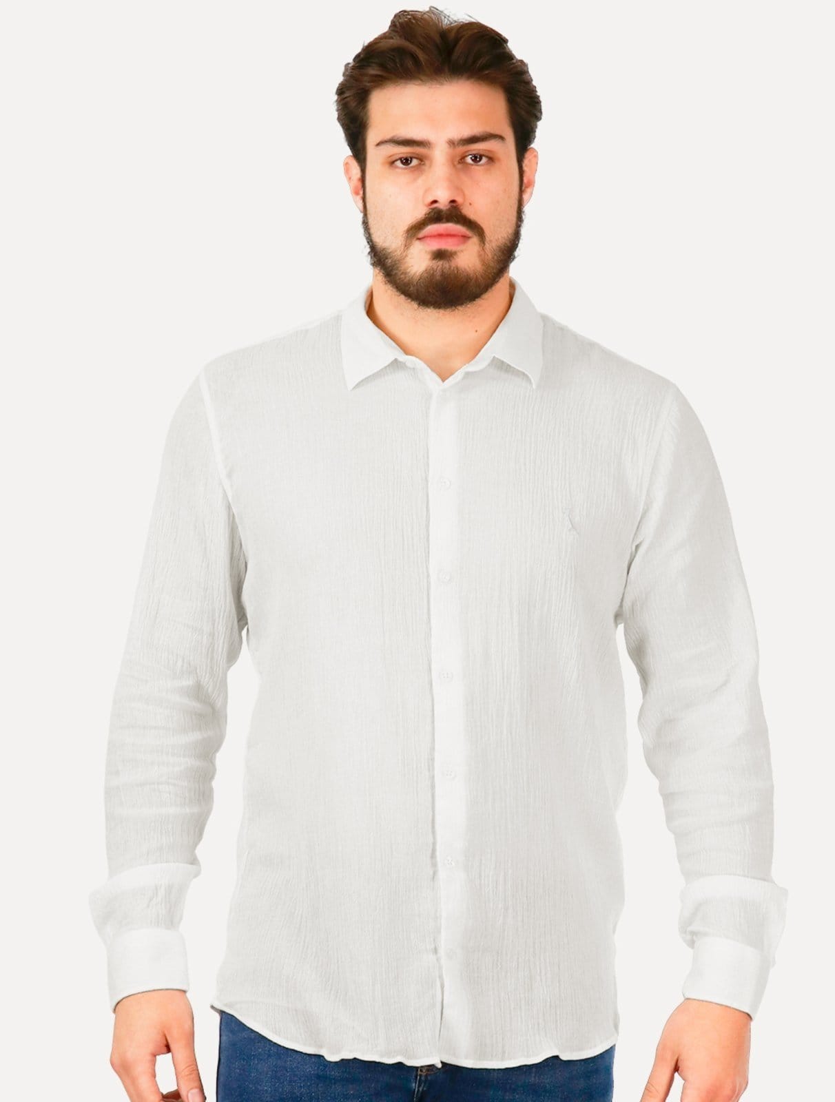 Camisa Reserva Masculina Cotton Voil Gaze Branca