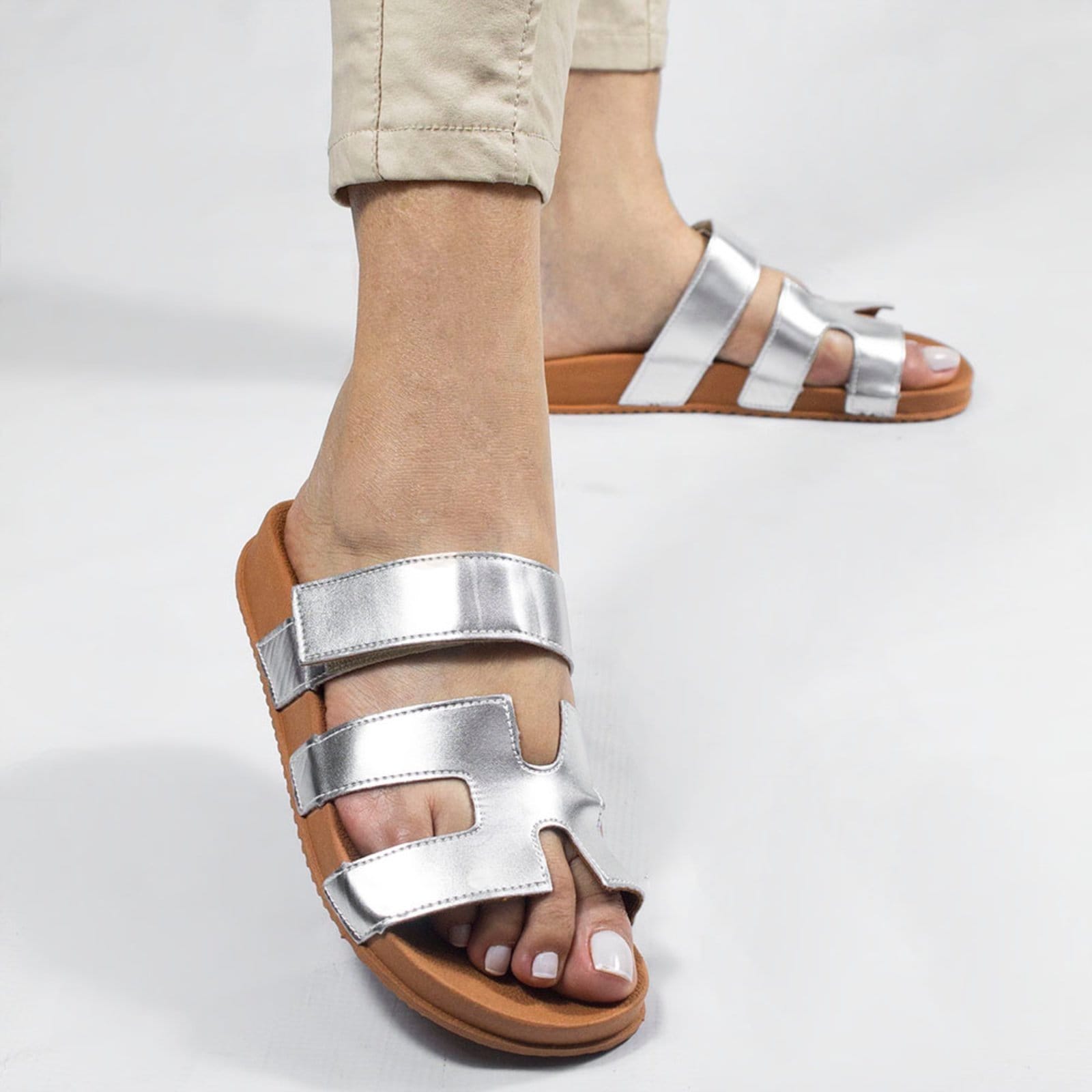 Vista 2 Papete Zatta Feminina H Hilary Prata ZATTA cinza