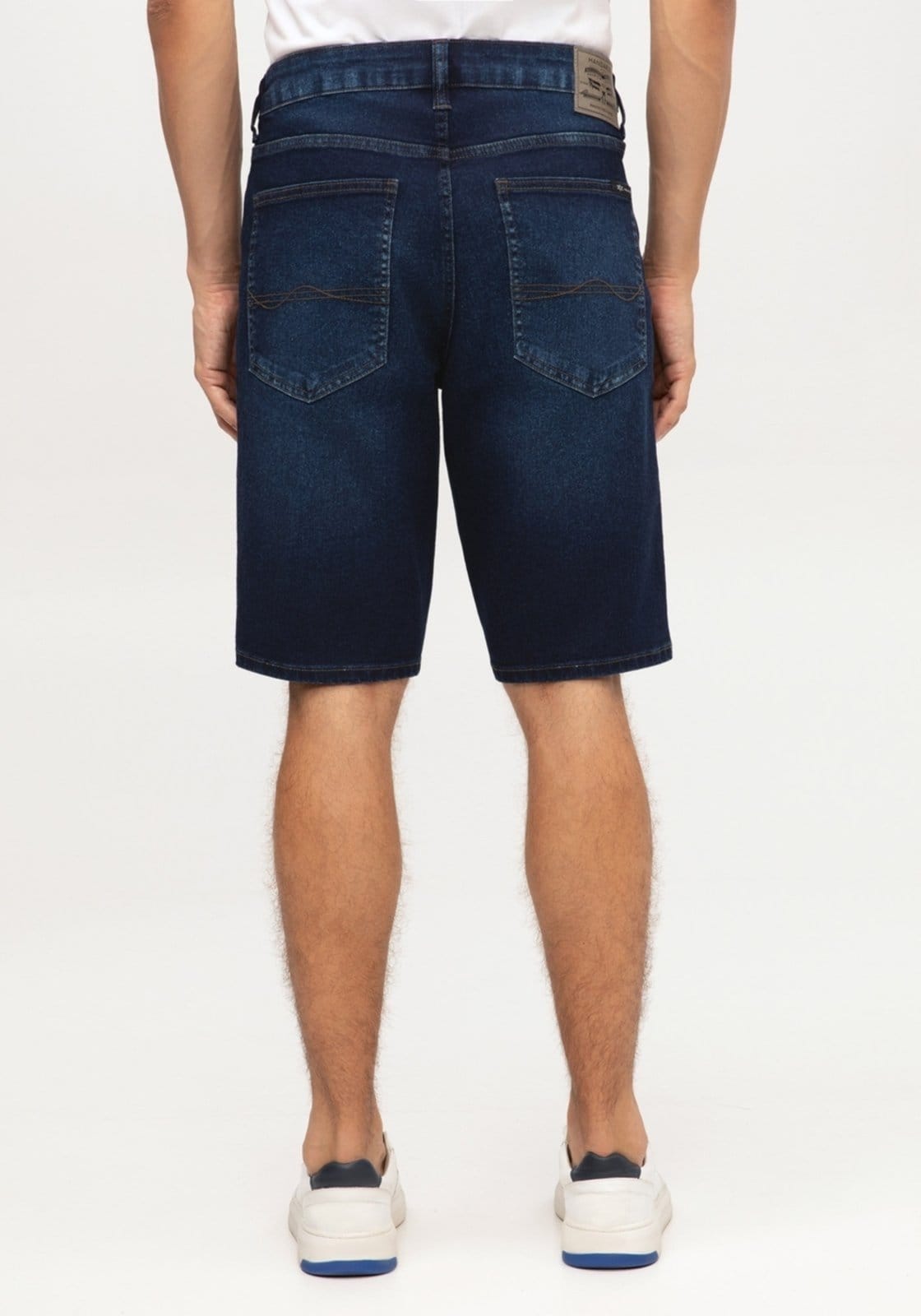 Bermuda Reta Radial Masculina Com Bolsos E Elastano - 2