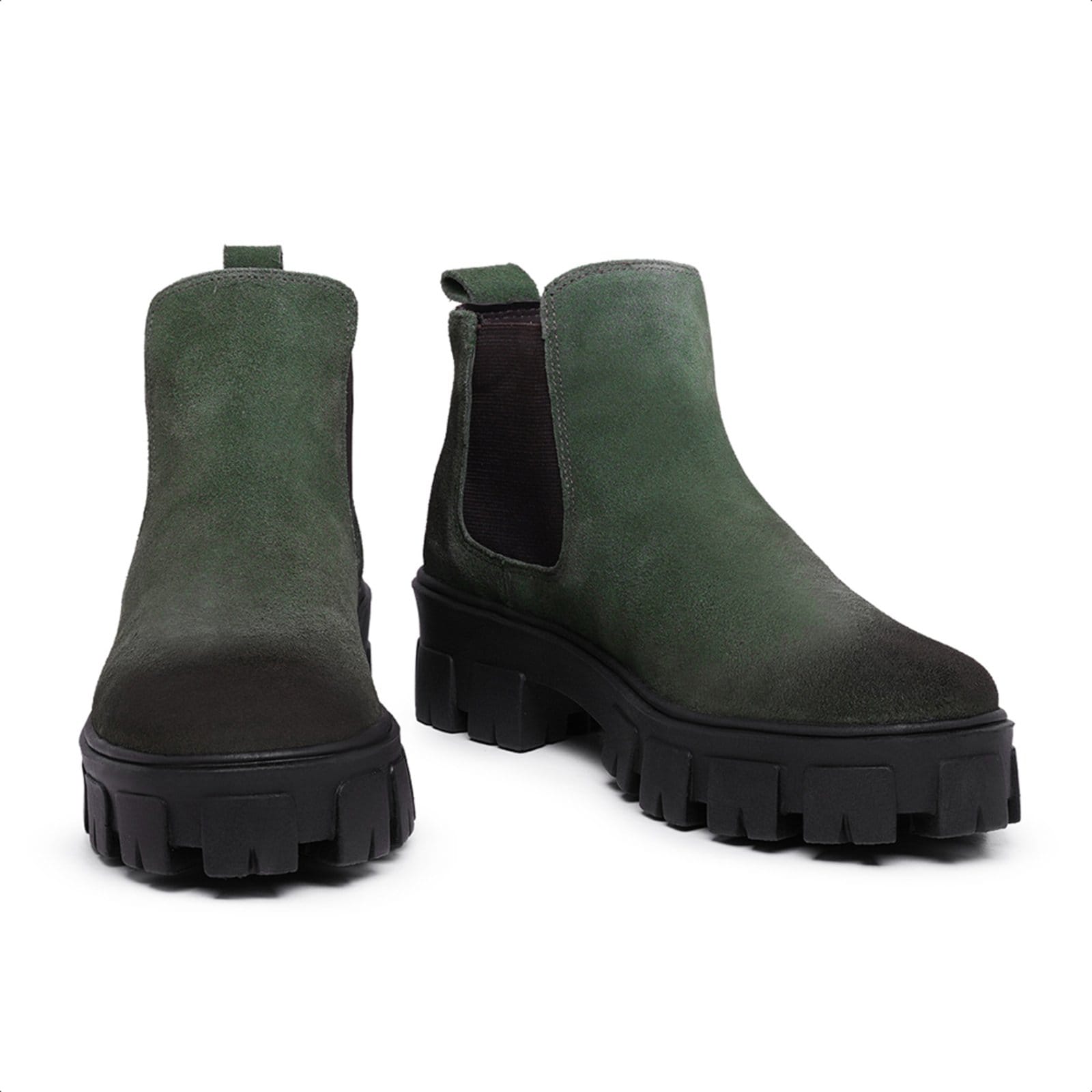 Vista 2 Bota Chelsea Masculina Malbork com Solado Tratorado 24788NV Malbork verde