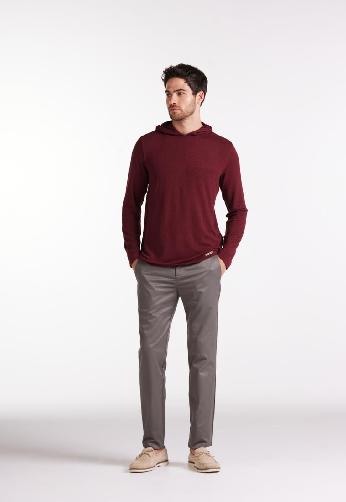 Vista 2 Calça Alfaiataria Com Elástico Traymon Chumbo Traymon cinza