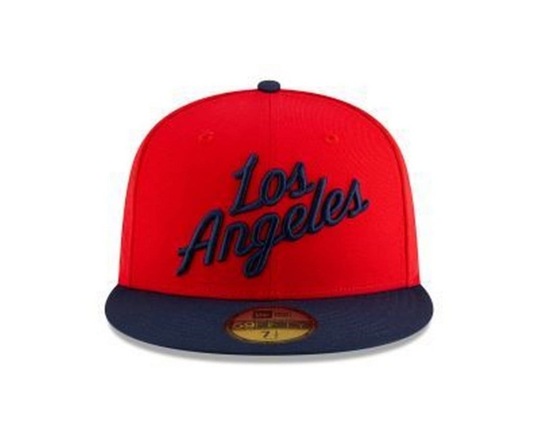 Vista 2 Boné New Era 59FIFTY Los Angeles Clippers NBA new era vermelho