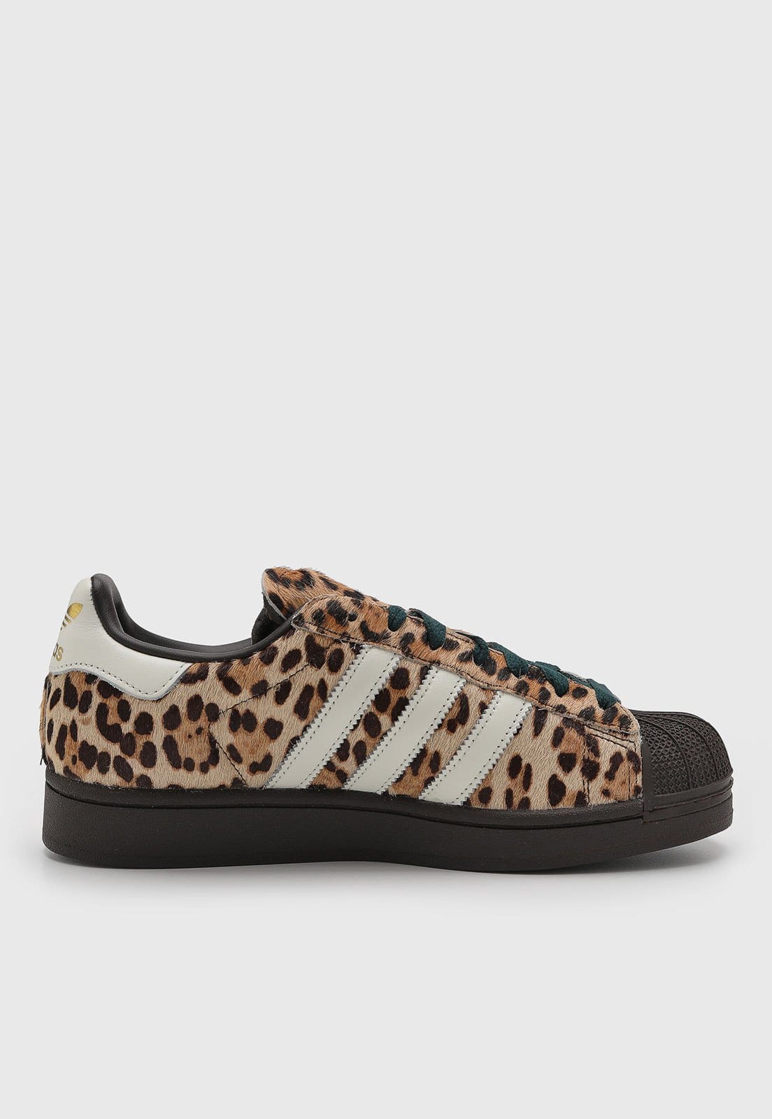 Vista 2 Tênis Adidas Originals Superstar II Animal Print adidas Originals bege