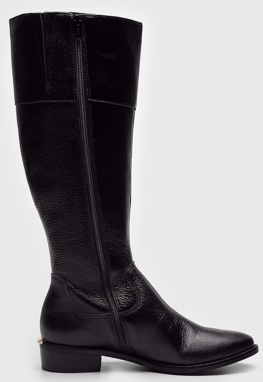 Vista 2 Bota Jorge Bischoff Logo Preta Jorge Bischoff preto