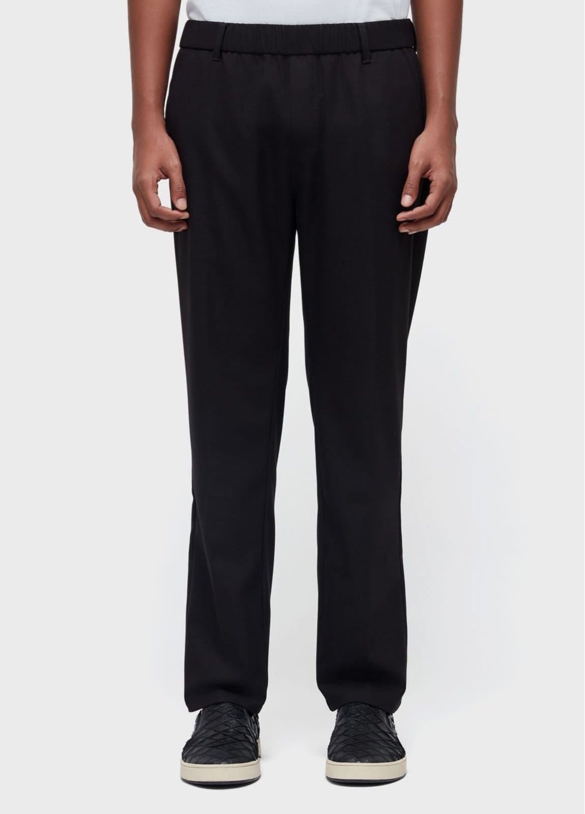 Vista 2 Calça alfaiataria knit Osklen preto