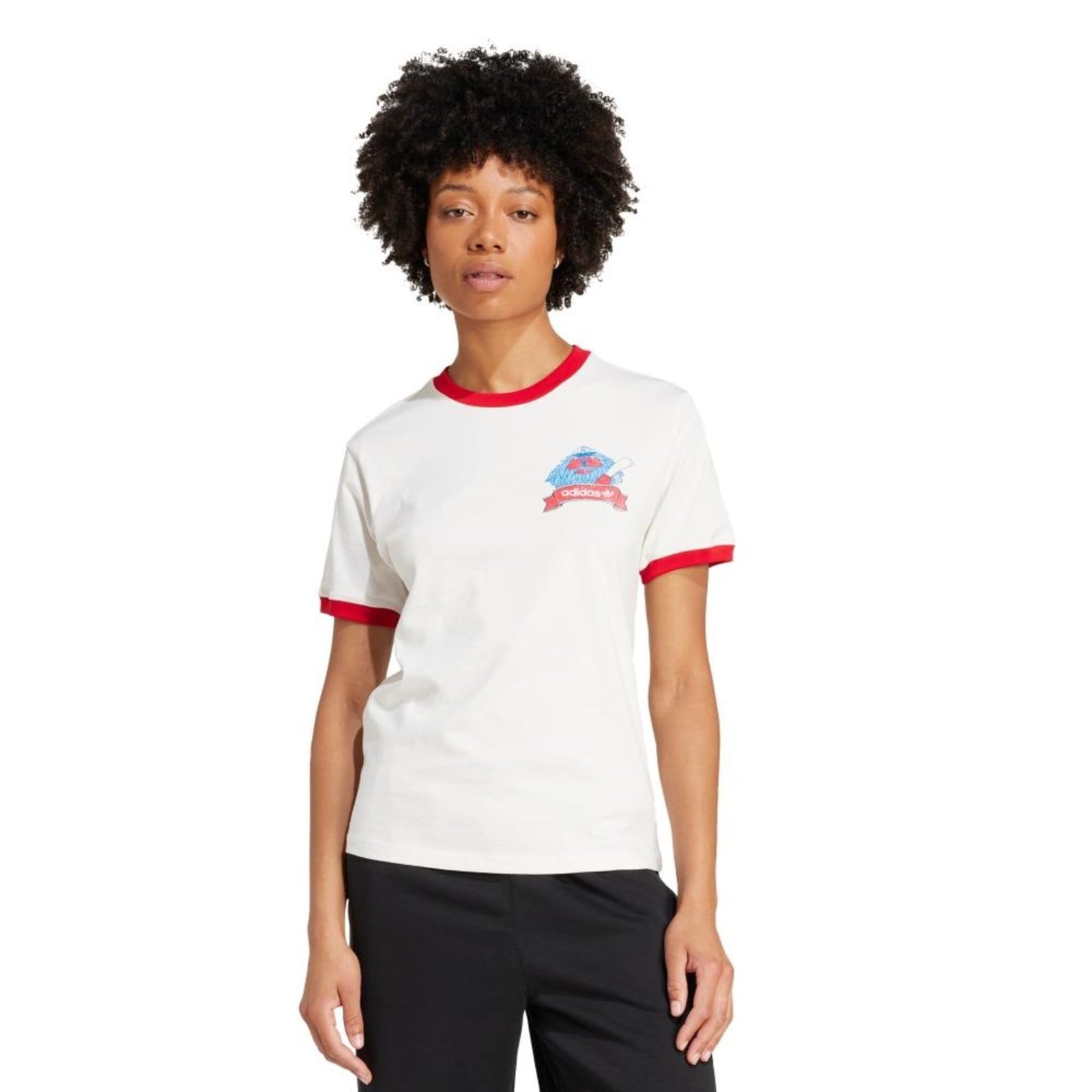 Vista principal Camiseta Retro Lions Regular adidas Originals Adidas branco